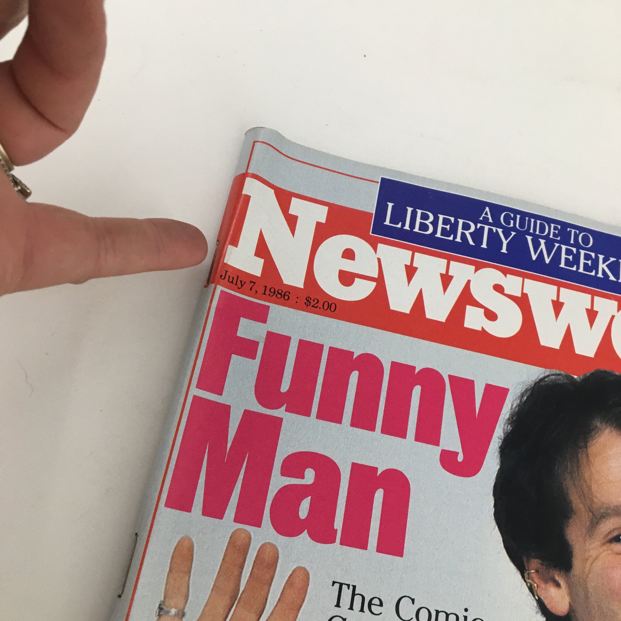 Newsweek Magazine July 7 1986 Funny Man The Comic Genius Robin Williams