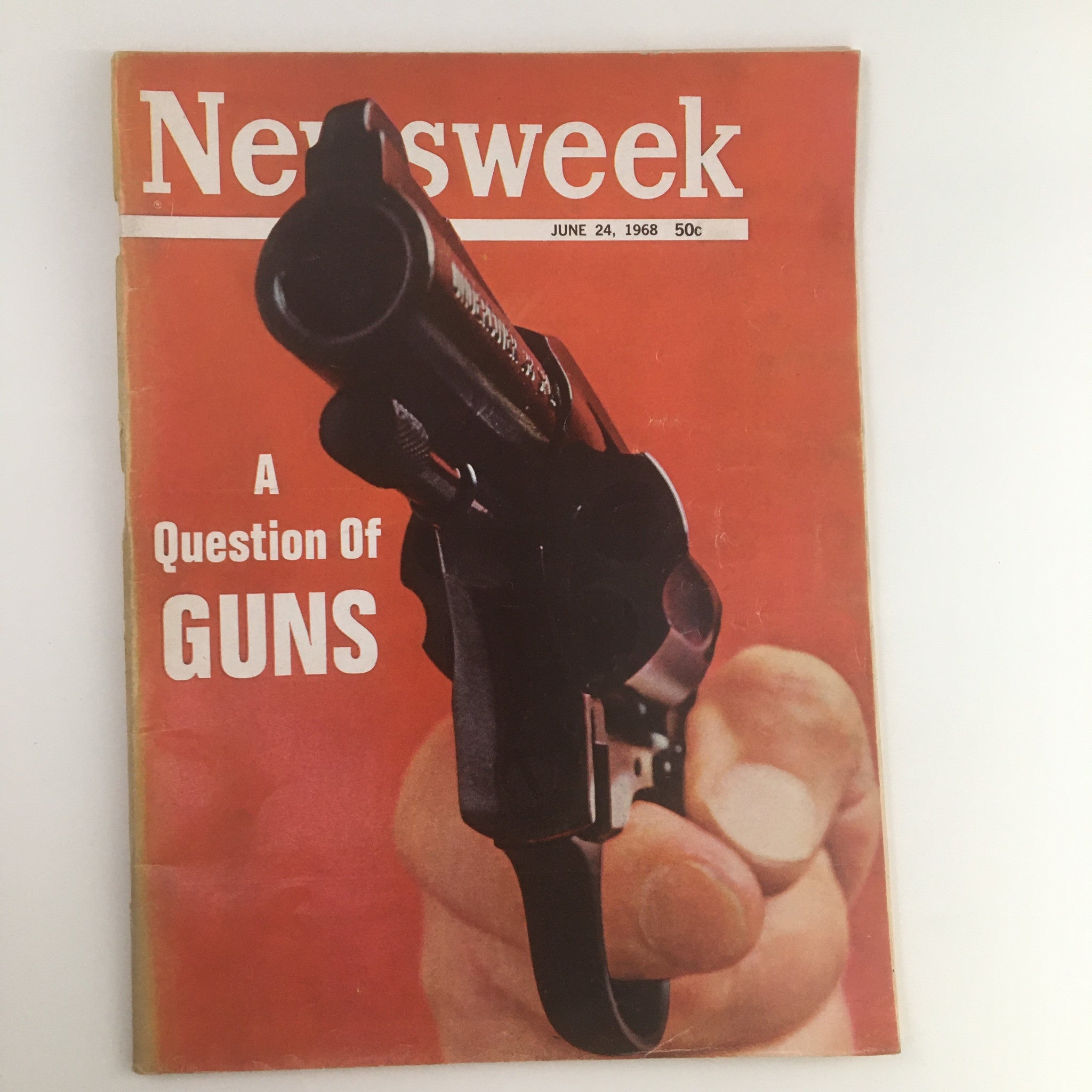 Newsweek Magazine June 24 1968 A Question About The Guns No Label