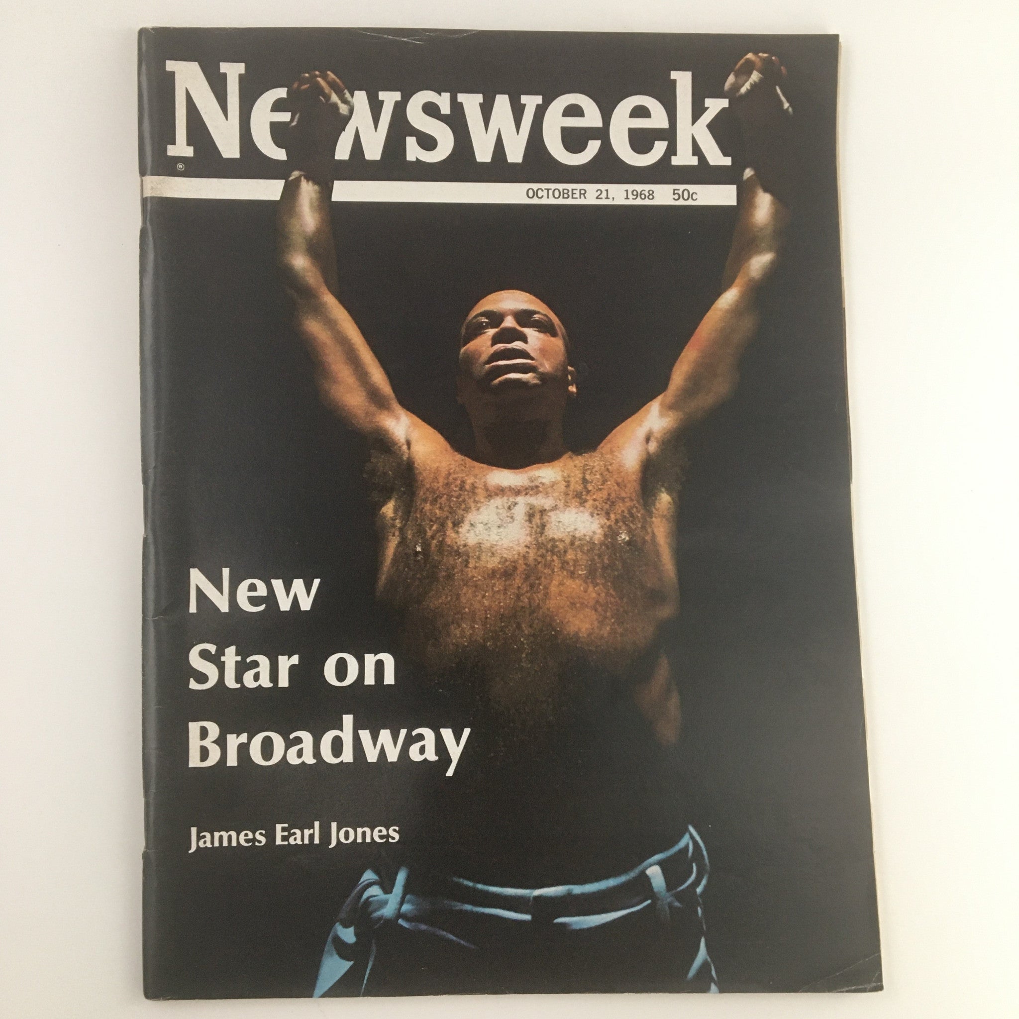 Newsweek Magazine October 21 1968 James Earl Jones New Star on Broadway No Label