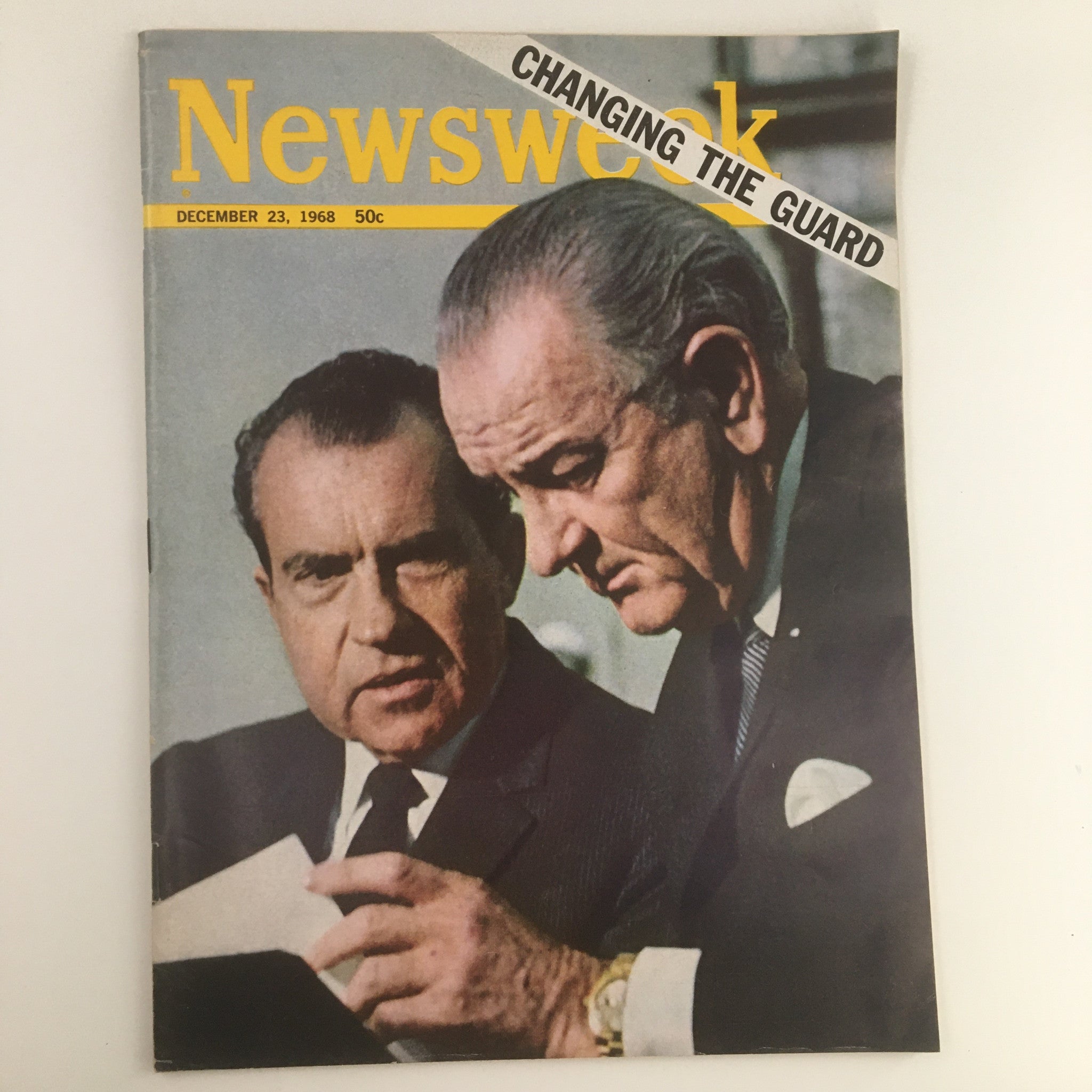 Newsweek Magazine December 23 1968 Richard Nixon & Lyndon B. Johnson No Label