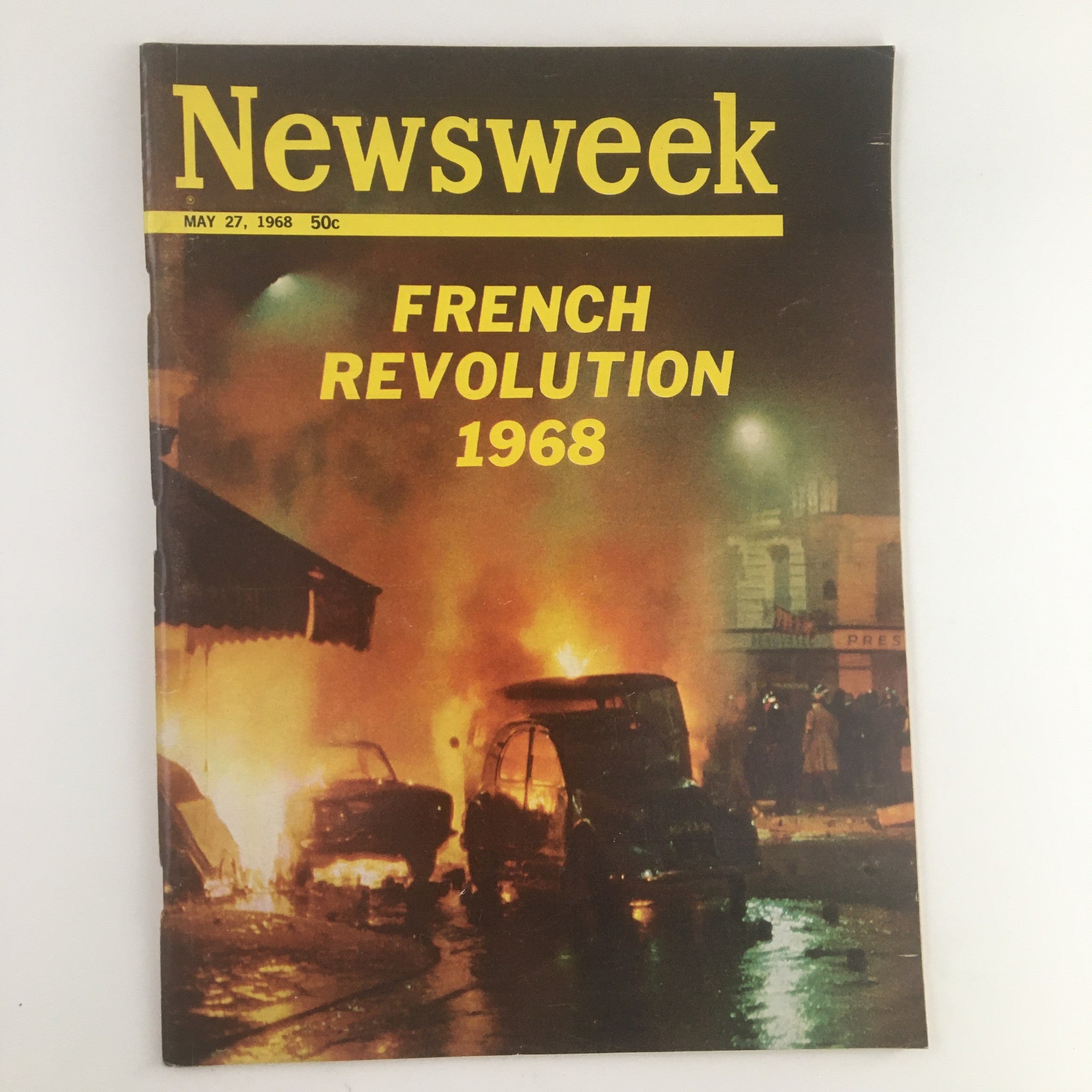 Newsweek Magazine May 27 1968 The French Revolution of the Year 1968 No Label