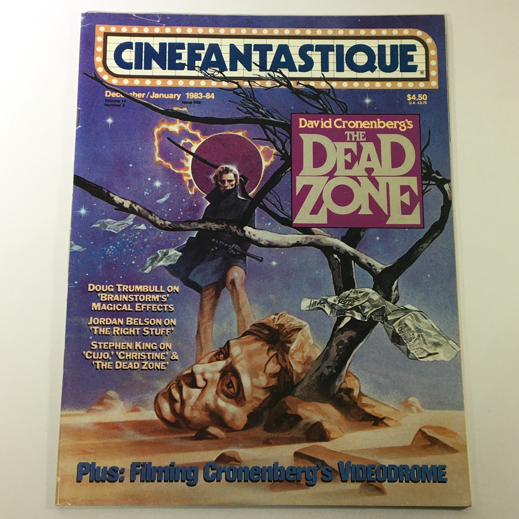 Cinefantastique December January 1983-84 Vol 14 #2  - David Cronenberg Dead Zone