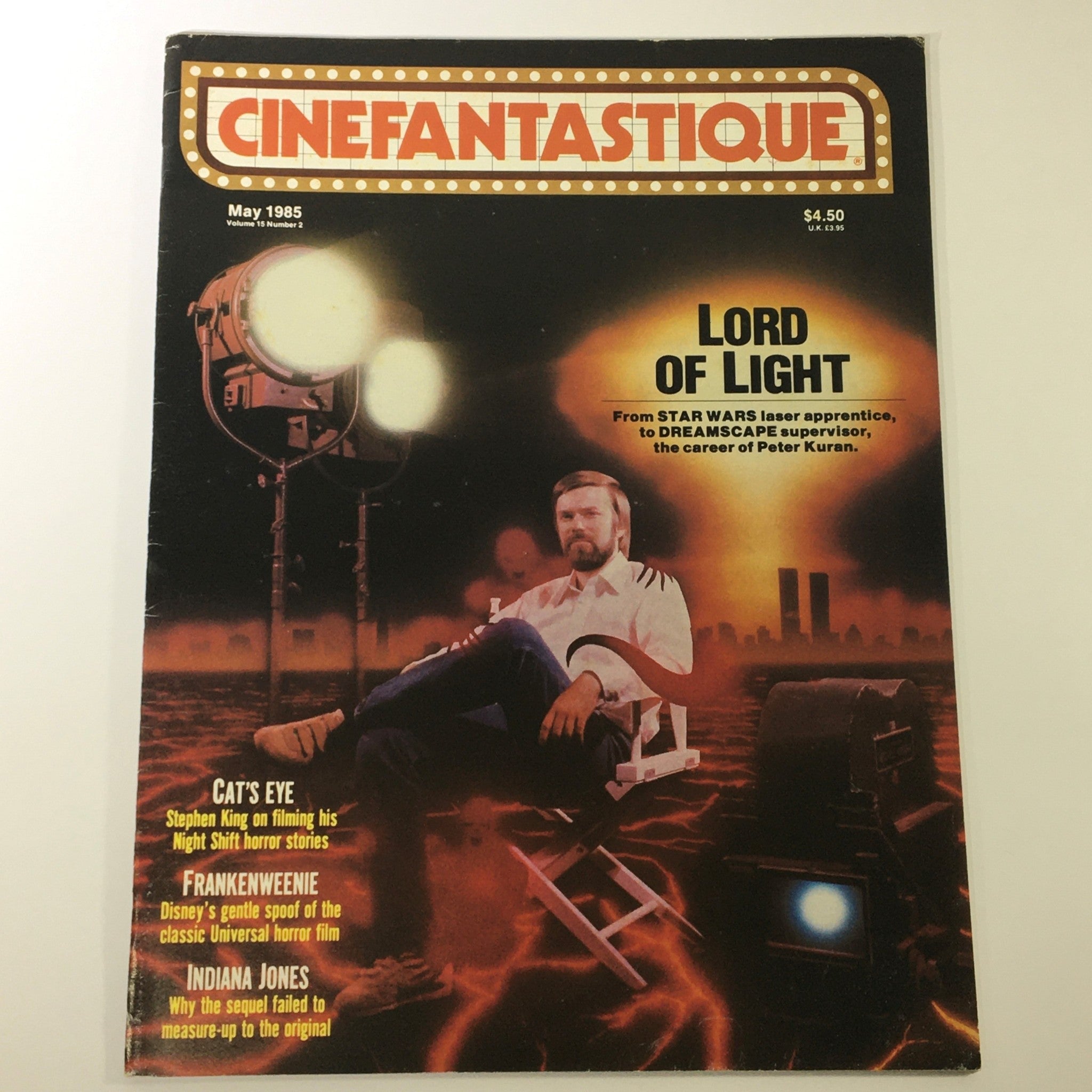 VTG Cinefantastique May 1985 Vol. 15 #2 - Career of Peter Kuran / Newsstand