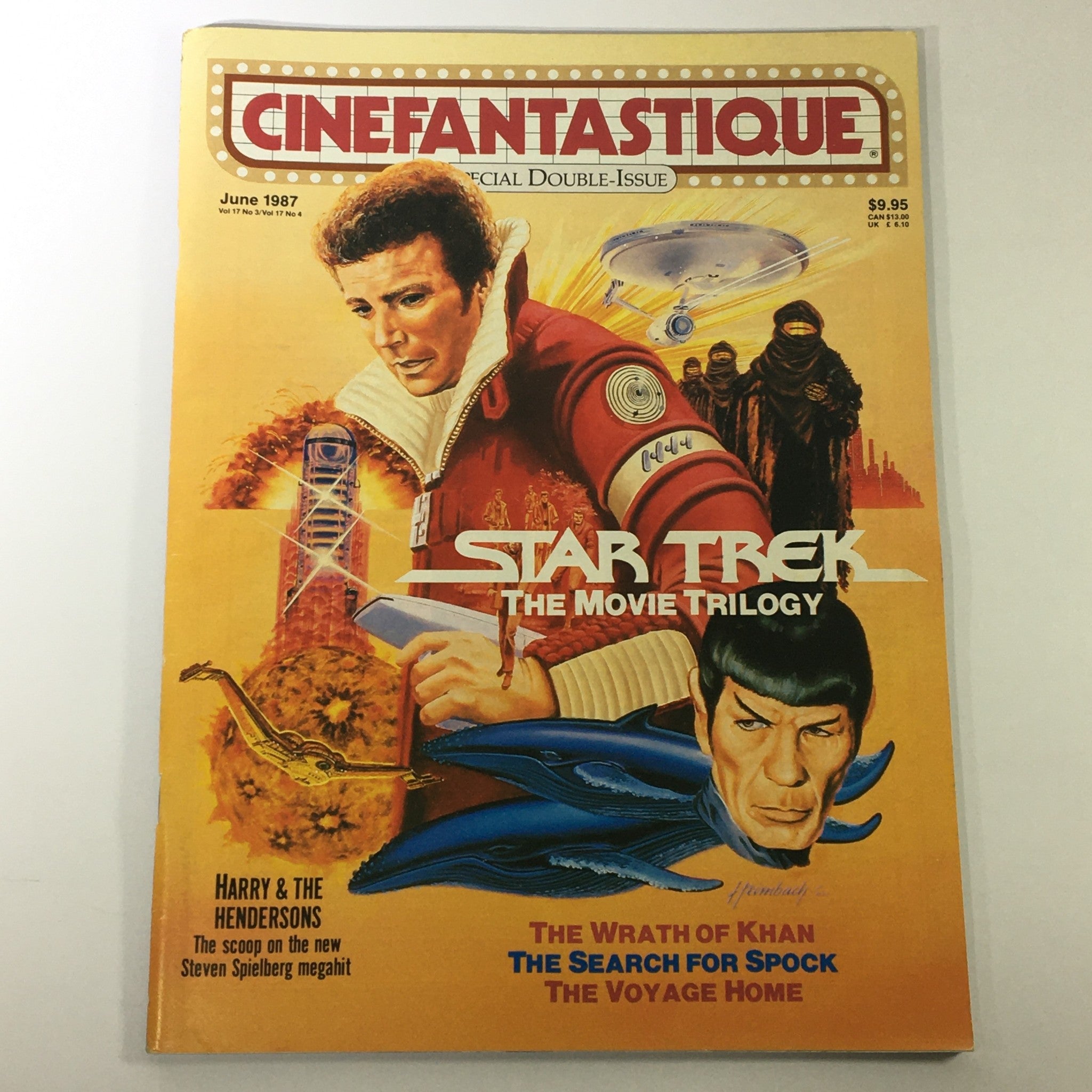 Cinefantastique June 1987 Vol 17 #3 #4 - Harry & The Hendersons / Leonard Nimoy