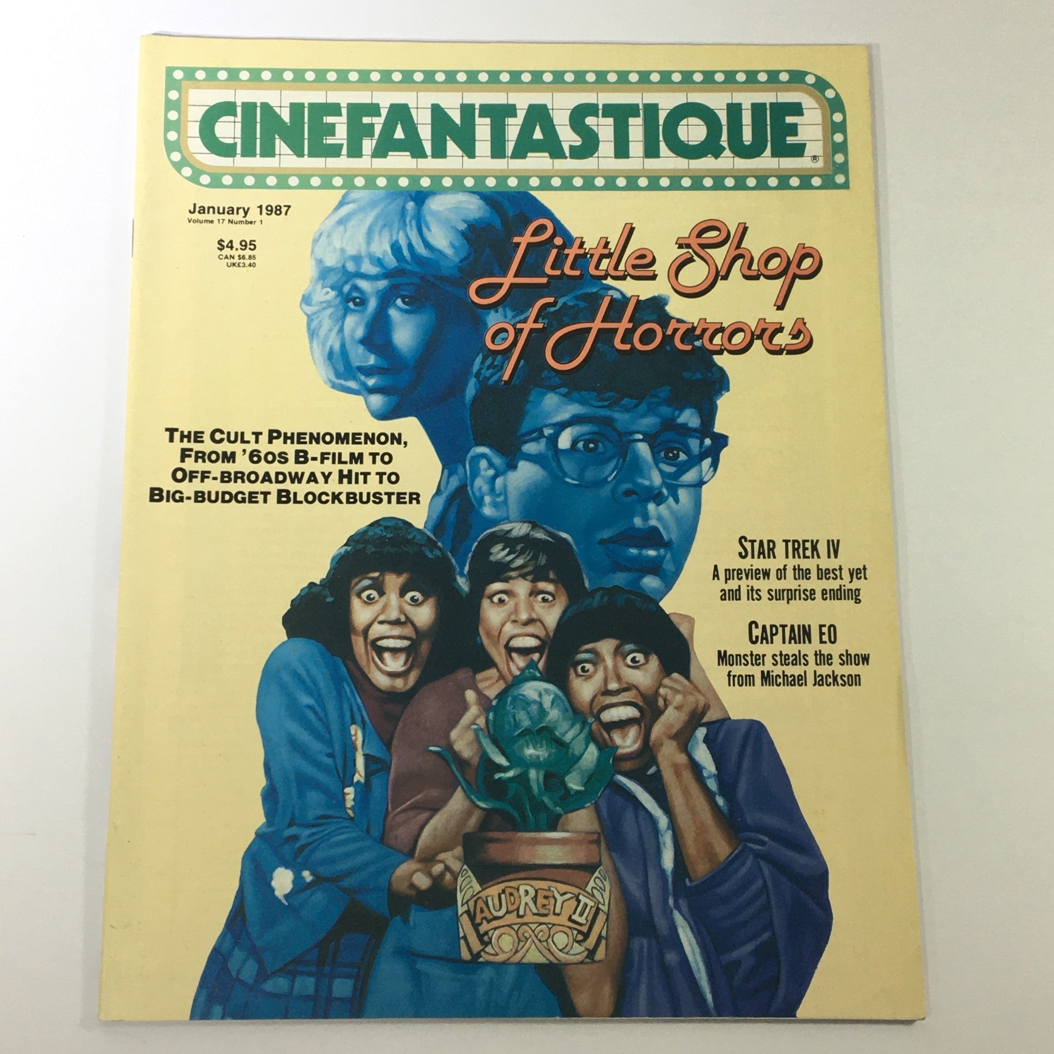 VTG Cinefantastique January 1987 Vol 17 #1 - Star Trek IV / Michael Jackson