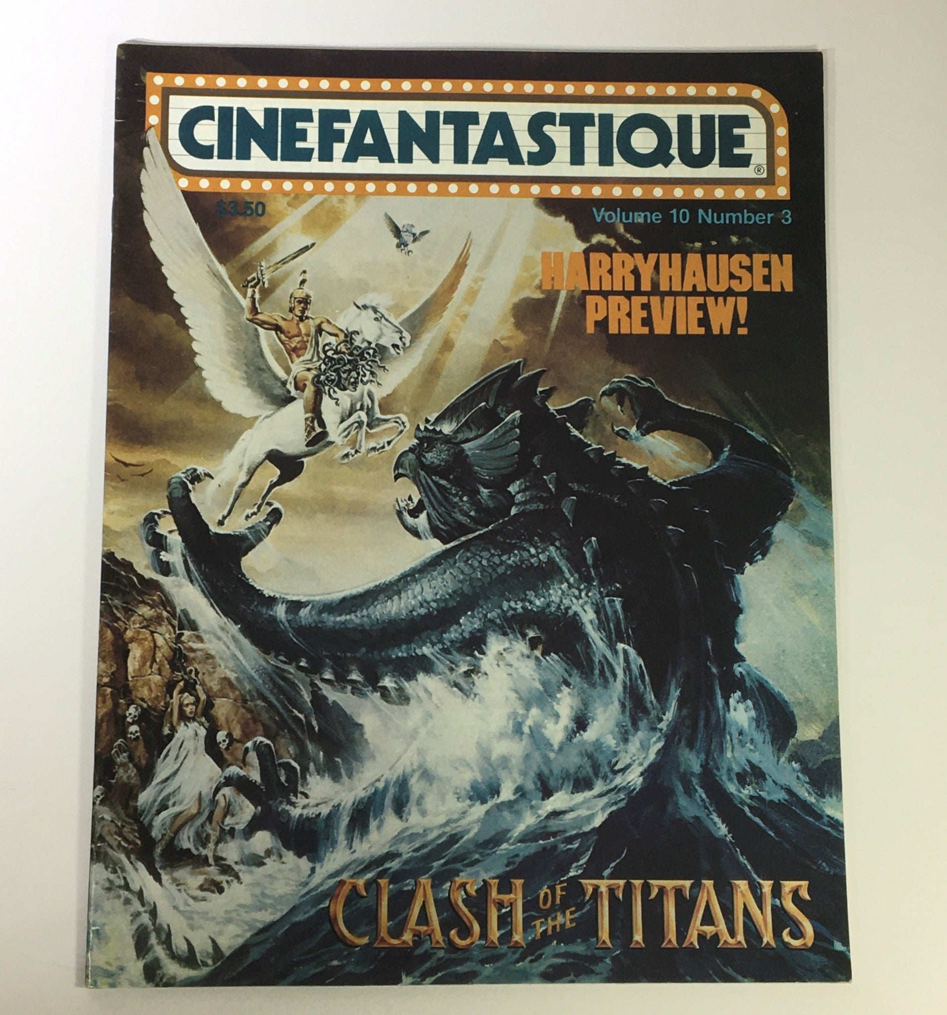 VTG Cinefantastique Winter 1980 Vol 10 #3 - Harryhausen Preview / Clash of Titan