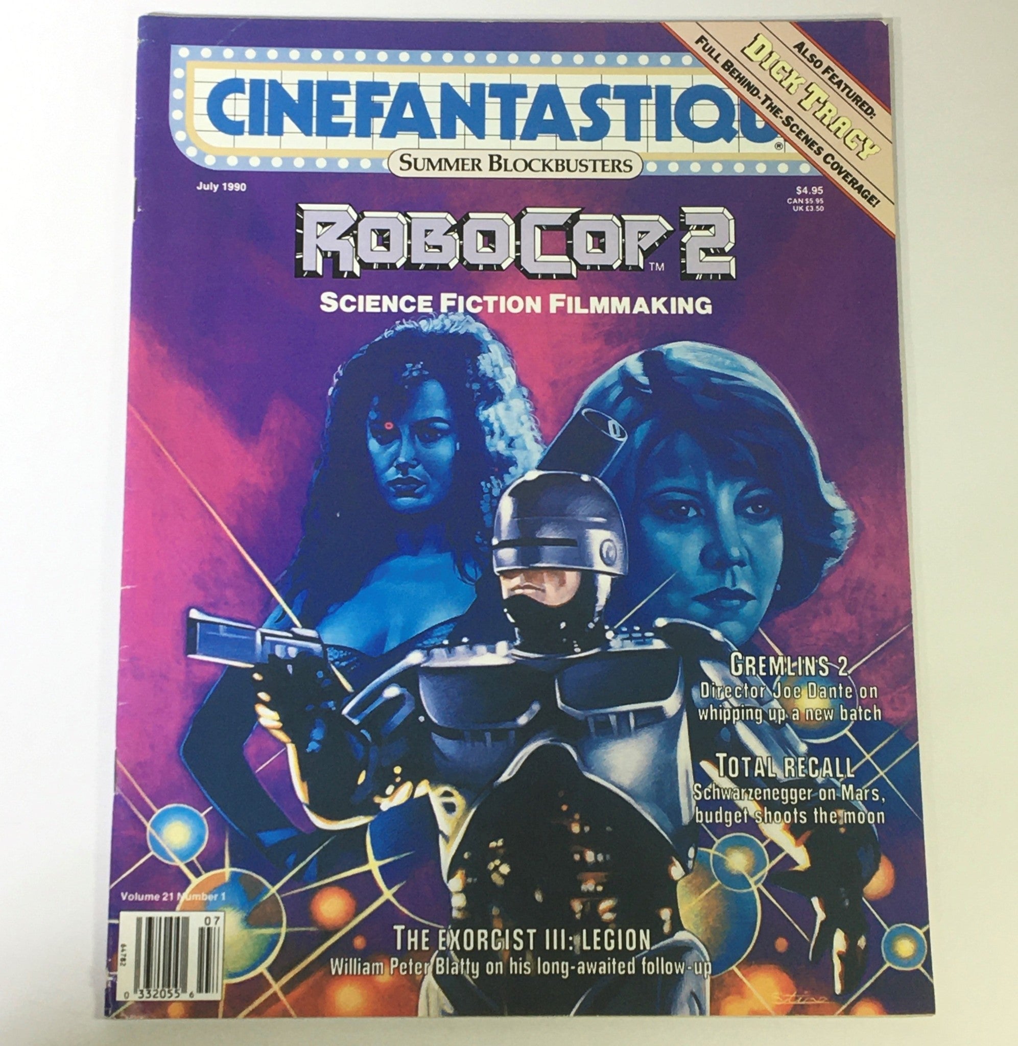 Cinefantastique July 1990 Vol 21 #1 - Dick Tracy / The Exorcist III: Legion