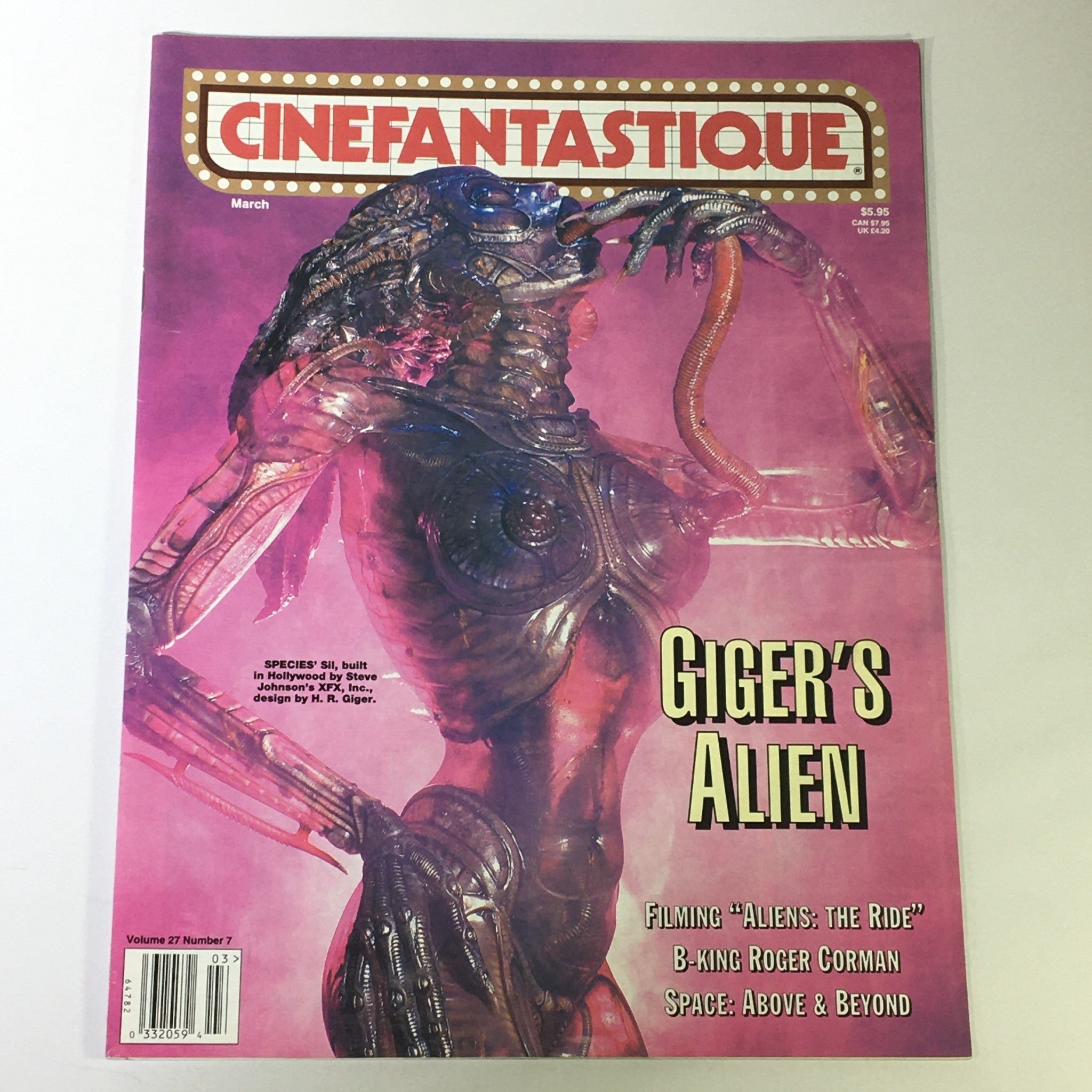 Cinefantastique March 1996 Vol 27 #7 - Giger's Alien / B-king Roger Corman