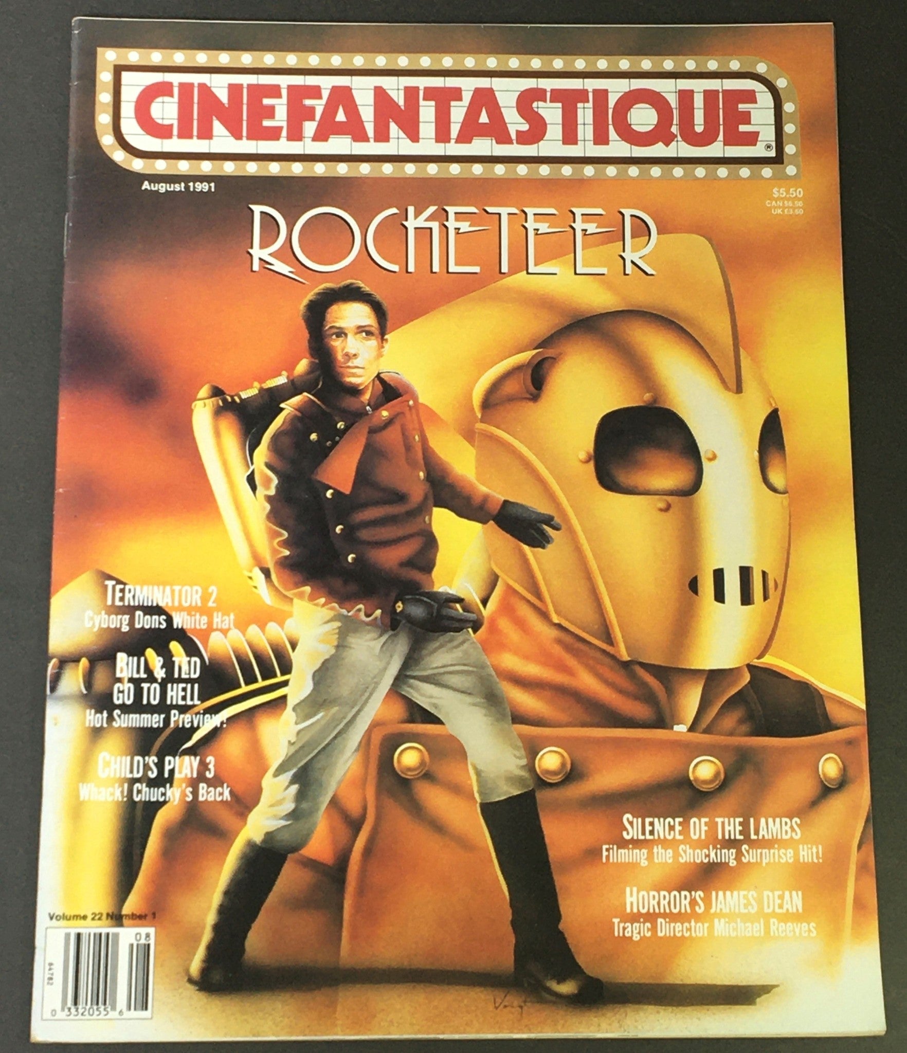 Cinefantastique August 1991 Vol 22 #1 - Bill & Ted Go To Hell / James Dean