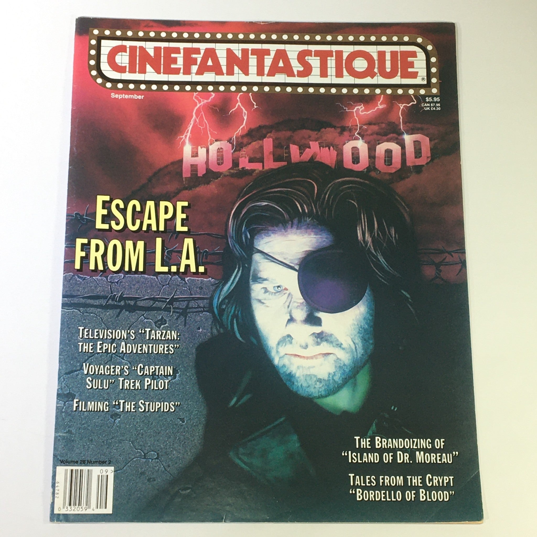 Cinefantastique January 1996 Vol 28 #2 - Captain Sulu Trek Pilot / Dr. Moreau