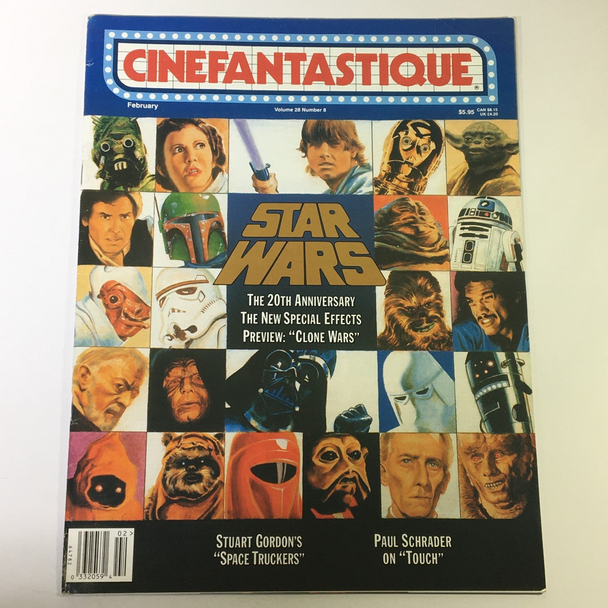 Cinefantastique February 1997 Vol 28 #8 - Stuart Gordon and Paul Schrader