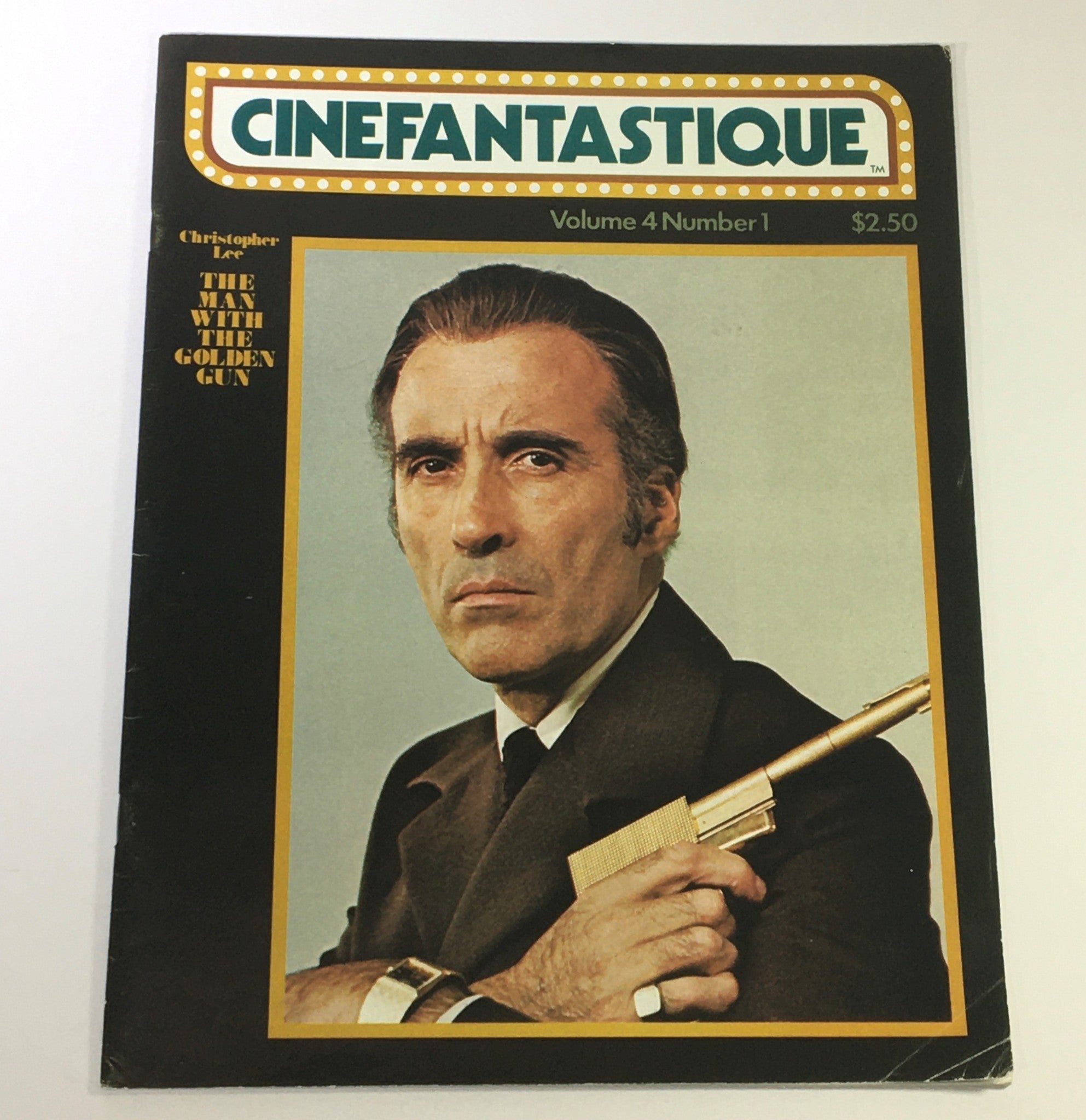 Cinefantastique January 1975 Vol 4 #1 - Christopher Lee The Man with Golden Gun