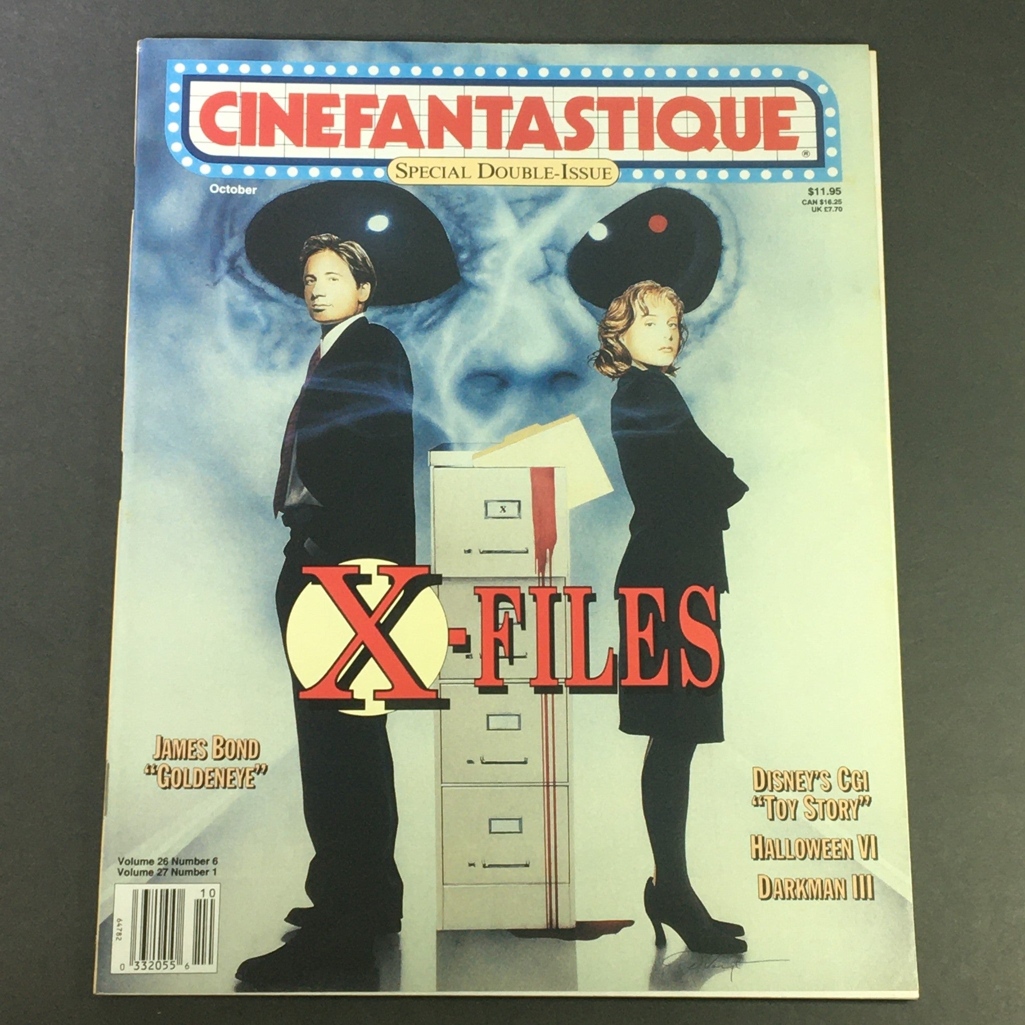 Cinefantastique October 1995 Vol 26 & 27 #6 #1 - James Bond Goldeneye / X-Files