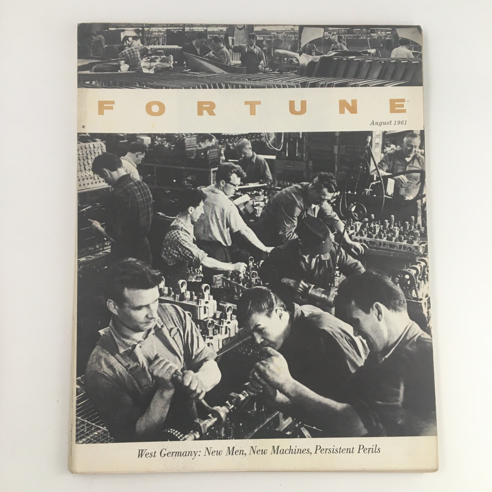 Fortune Magazine August 1961 West Germany Men, Machines & Perils No Label