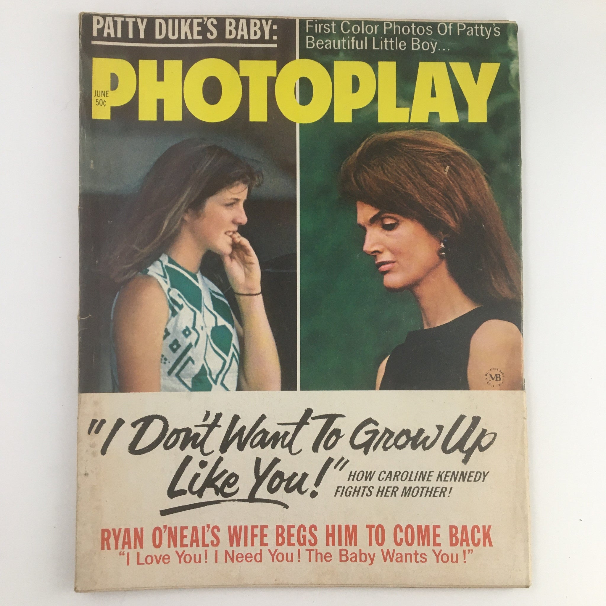 Photoplay Magazine June 1971 Patty Duke and Caroline Kennedy No Label