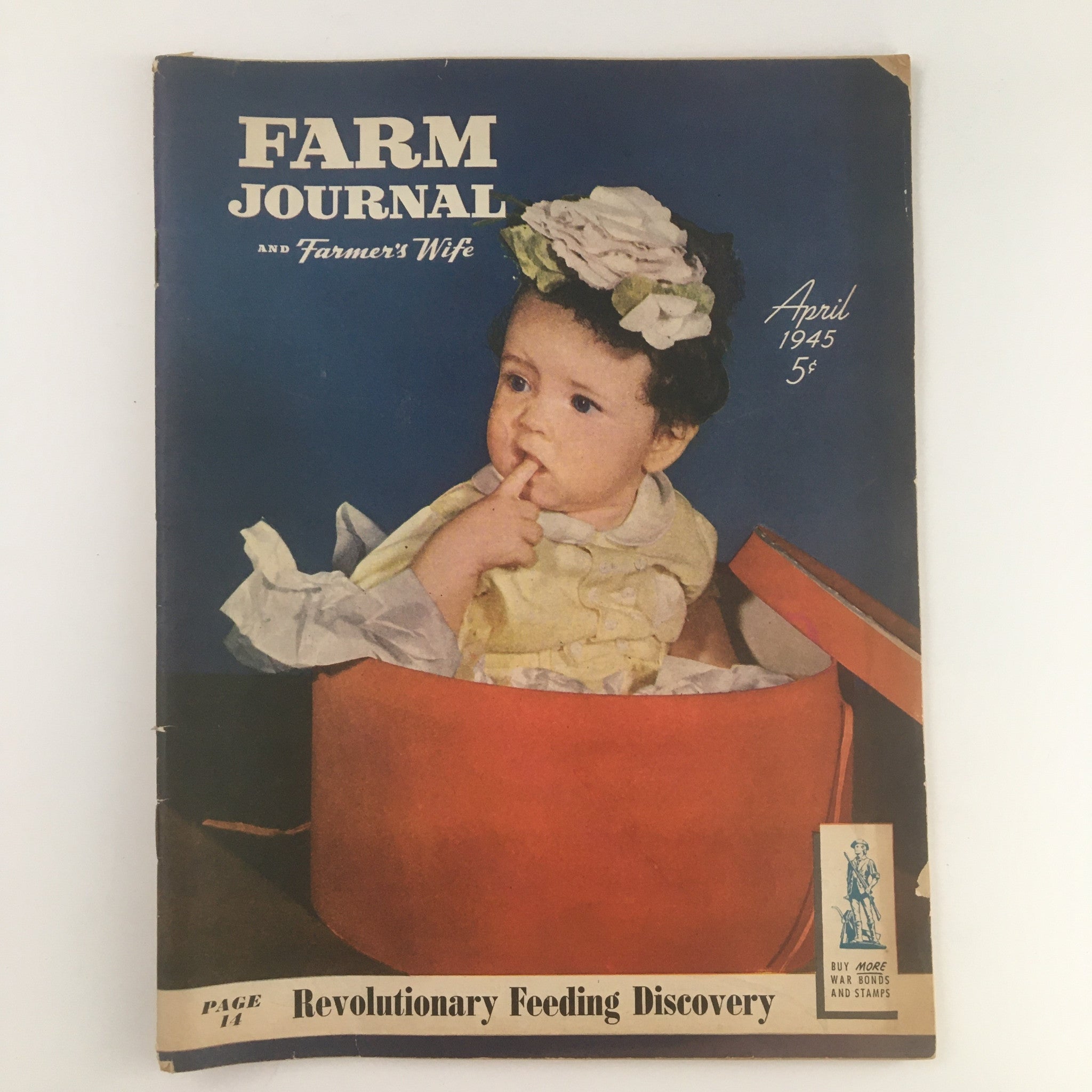 Farm Journal and Farmer's Wife April 1945 Revolutionary Feeding Discovery