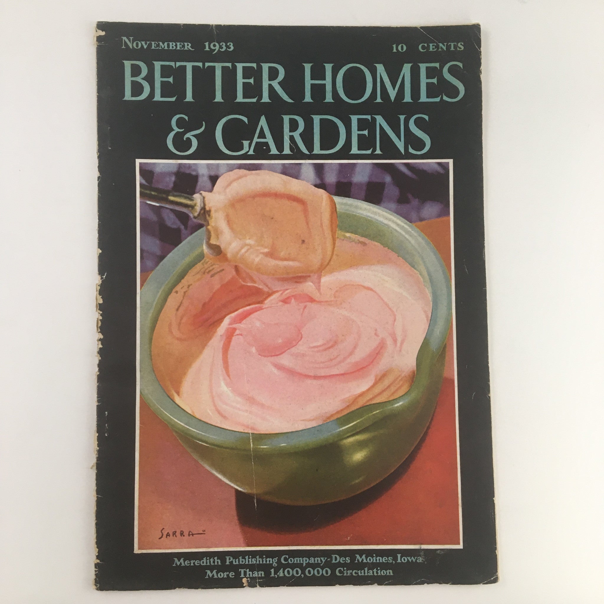 Better Homes & Gardens Magazine November 1933 Jacque's Chicken Tetrazzini