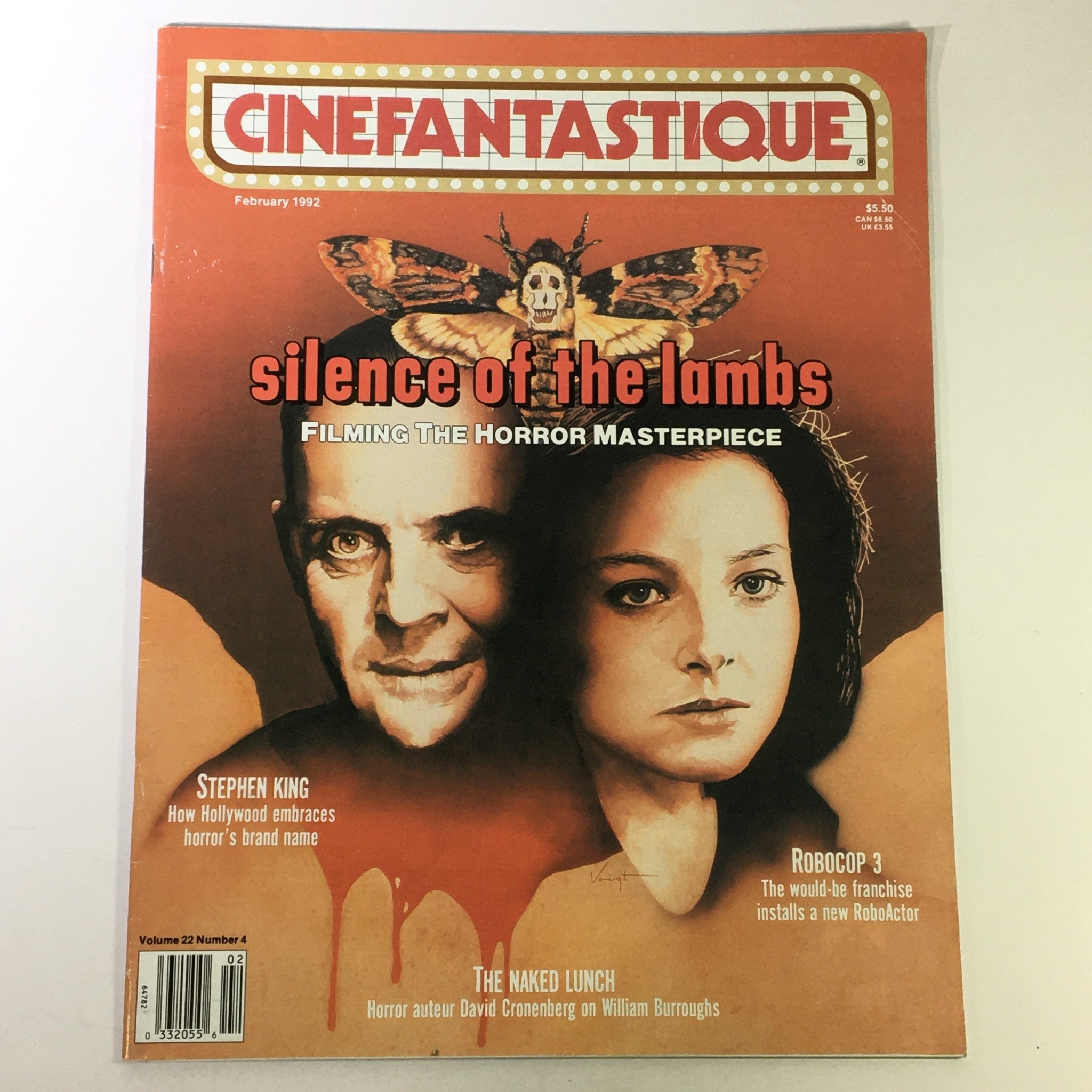 Cinefantastique February 1992 Vol 22 #4 - Stephen King / The Naked Lunch