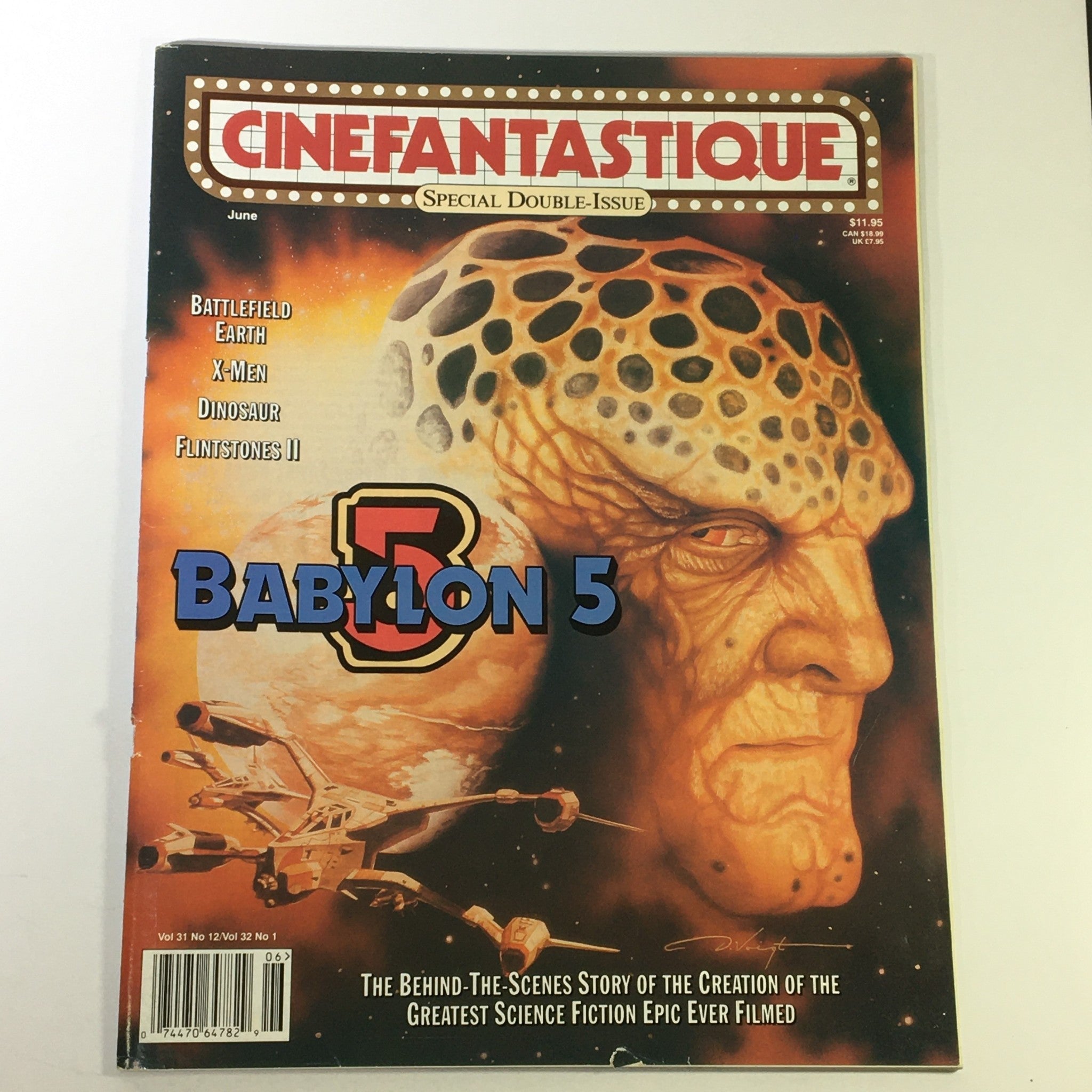 Cinefantastique June 2000 Vol 31 #12 #1 - Babylon 5 / Battlefield Earth / X-Men