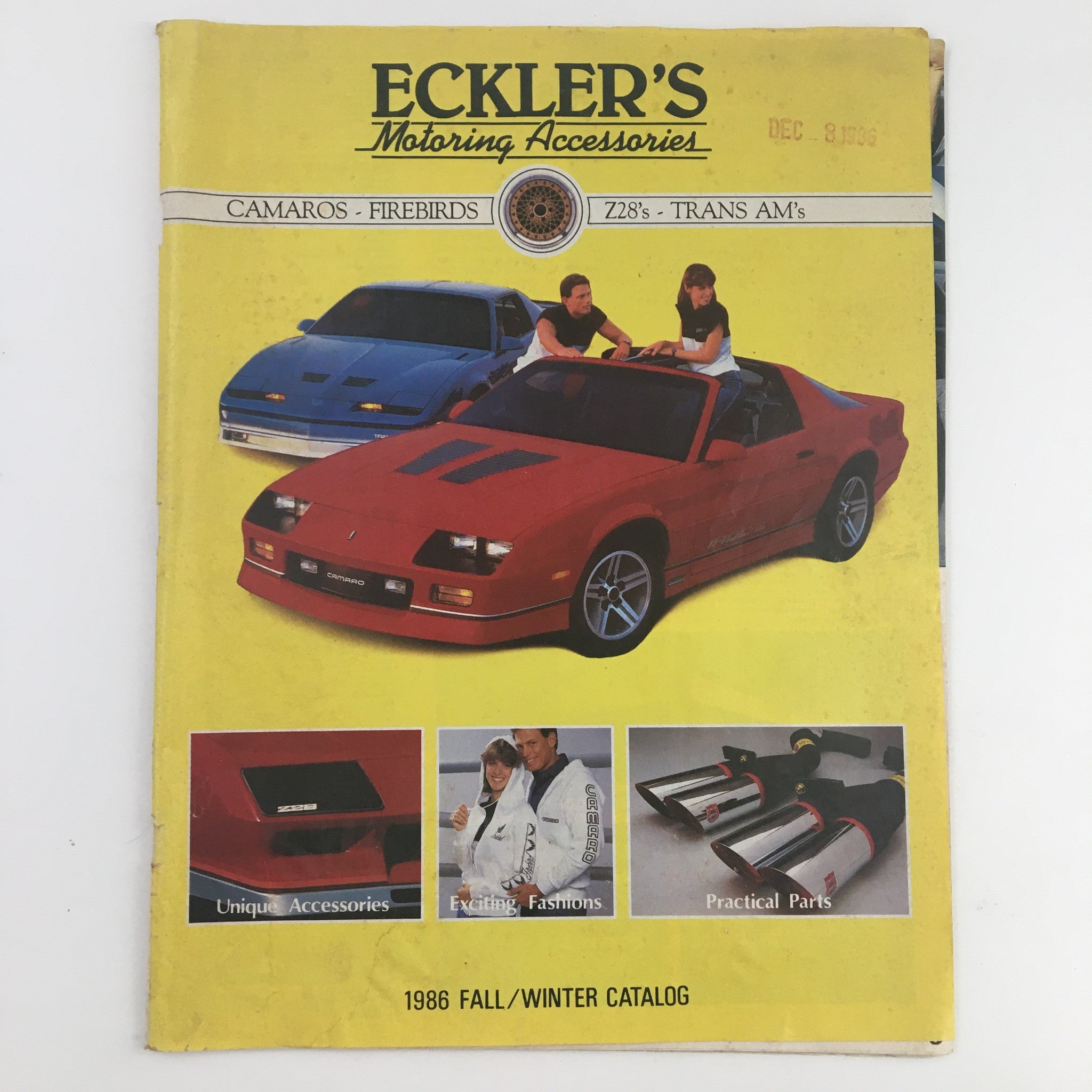 1986 Eckler's Motoring Accessories Camaros & Firebirds Fall Winter Catalog