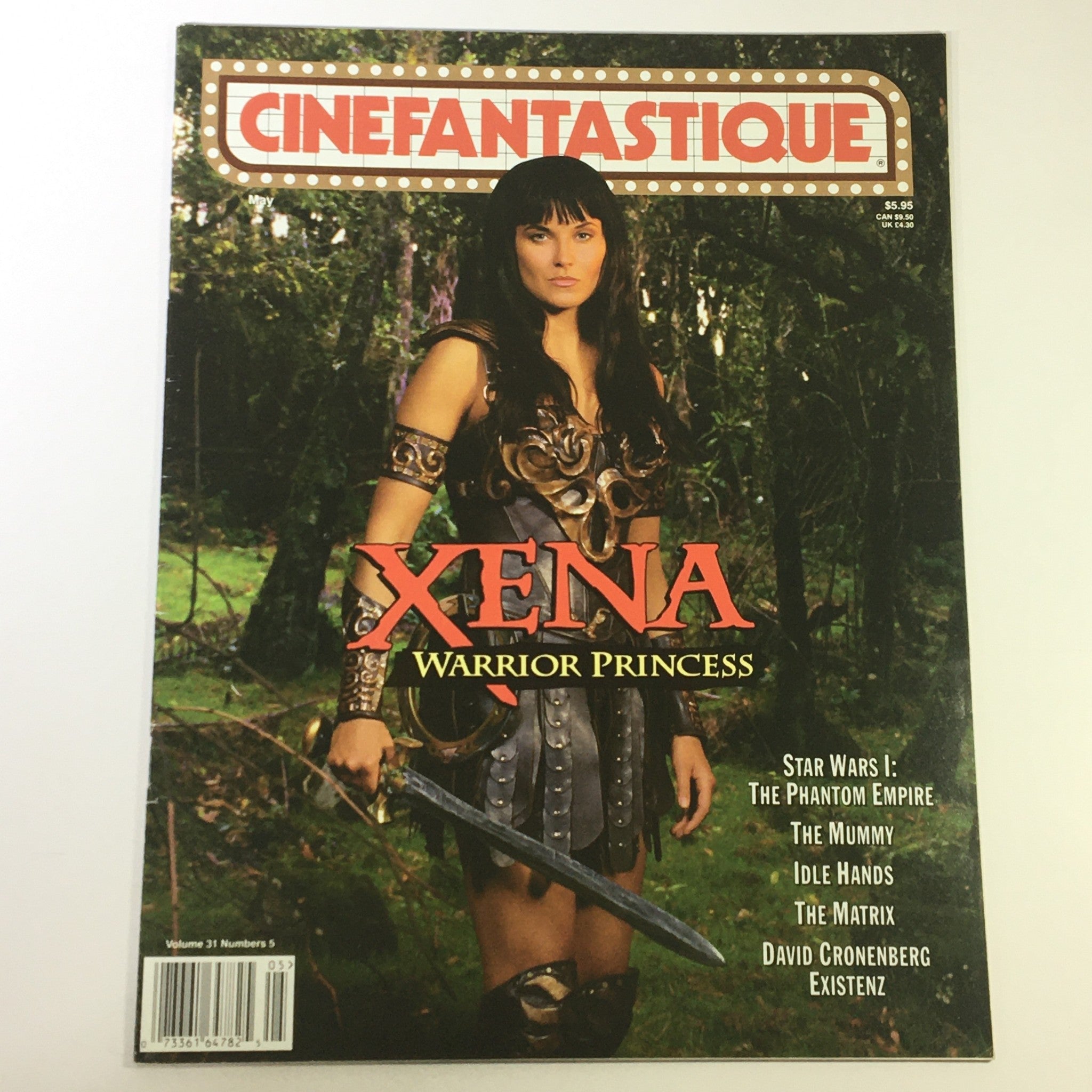 Cinefantastique May 1999 Vol 31 #5 - Lucy Lawless is Xena Warrior Princess