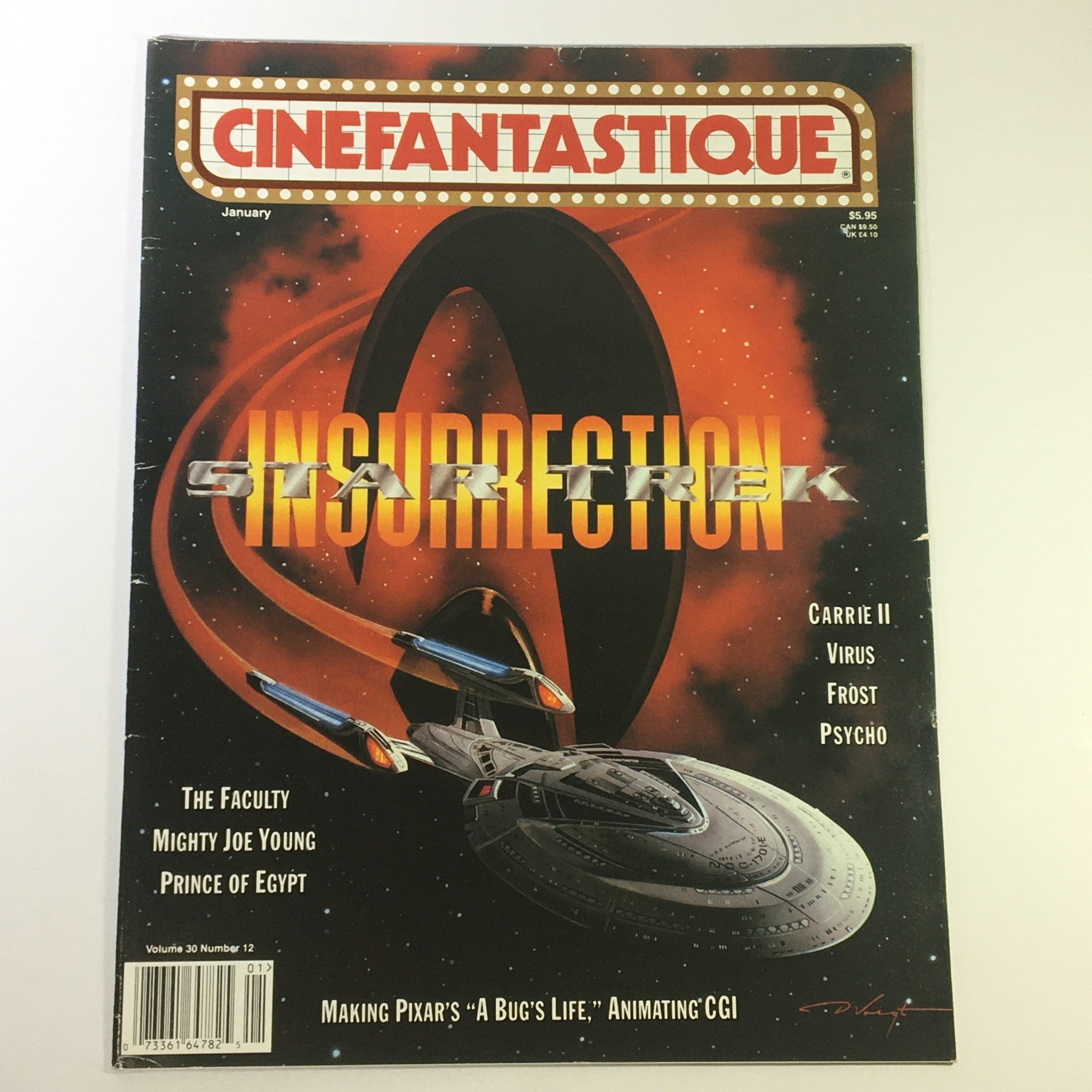 Cinefantastique January 1999 Vol 30 #2 - Prince of Egypt / The Faculty / Frost