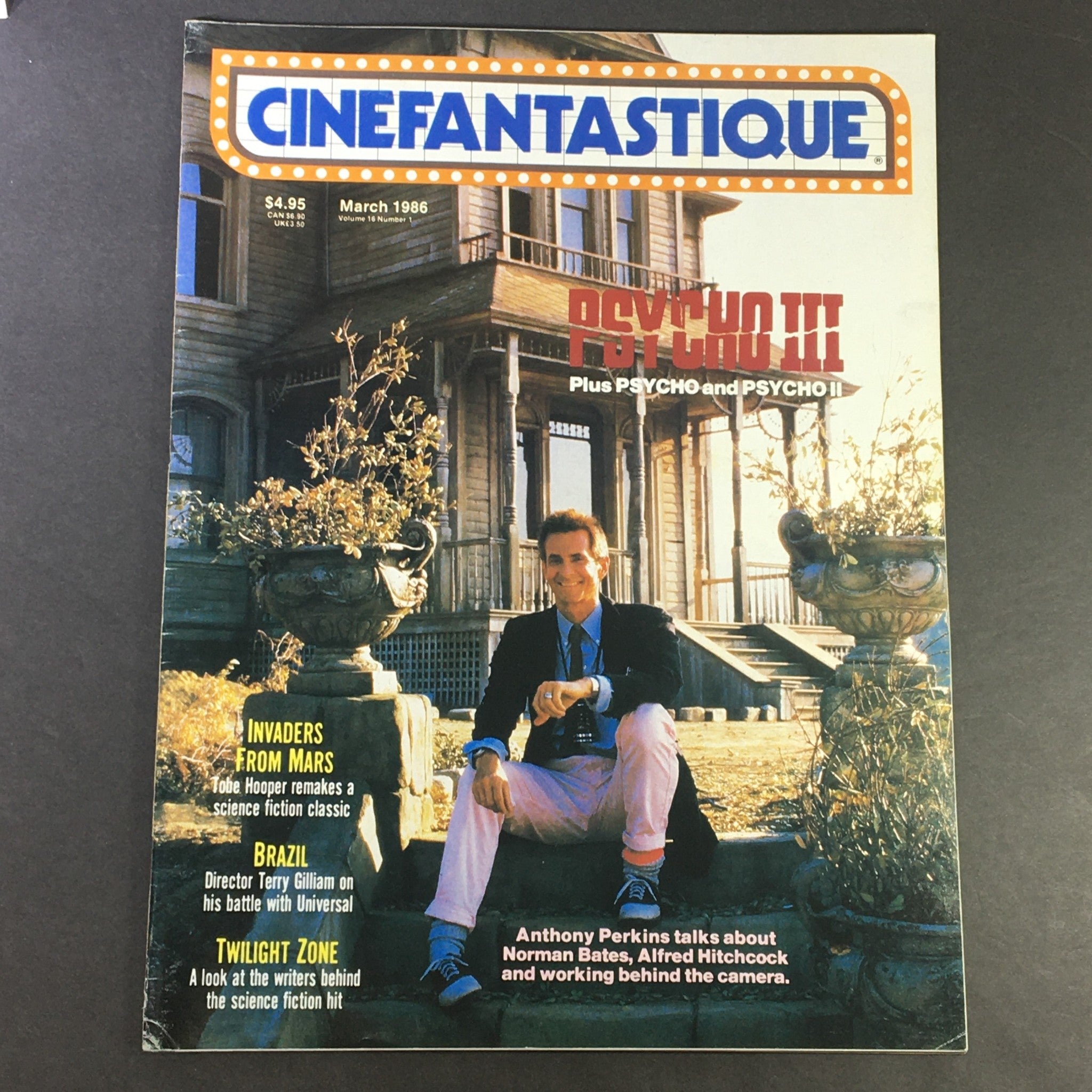 Cinefantastique March 1986 Vol 16 #1 - Tobe Hooper / Director Terry Gilliam