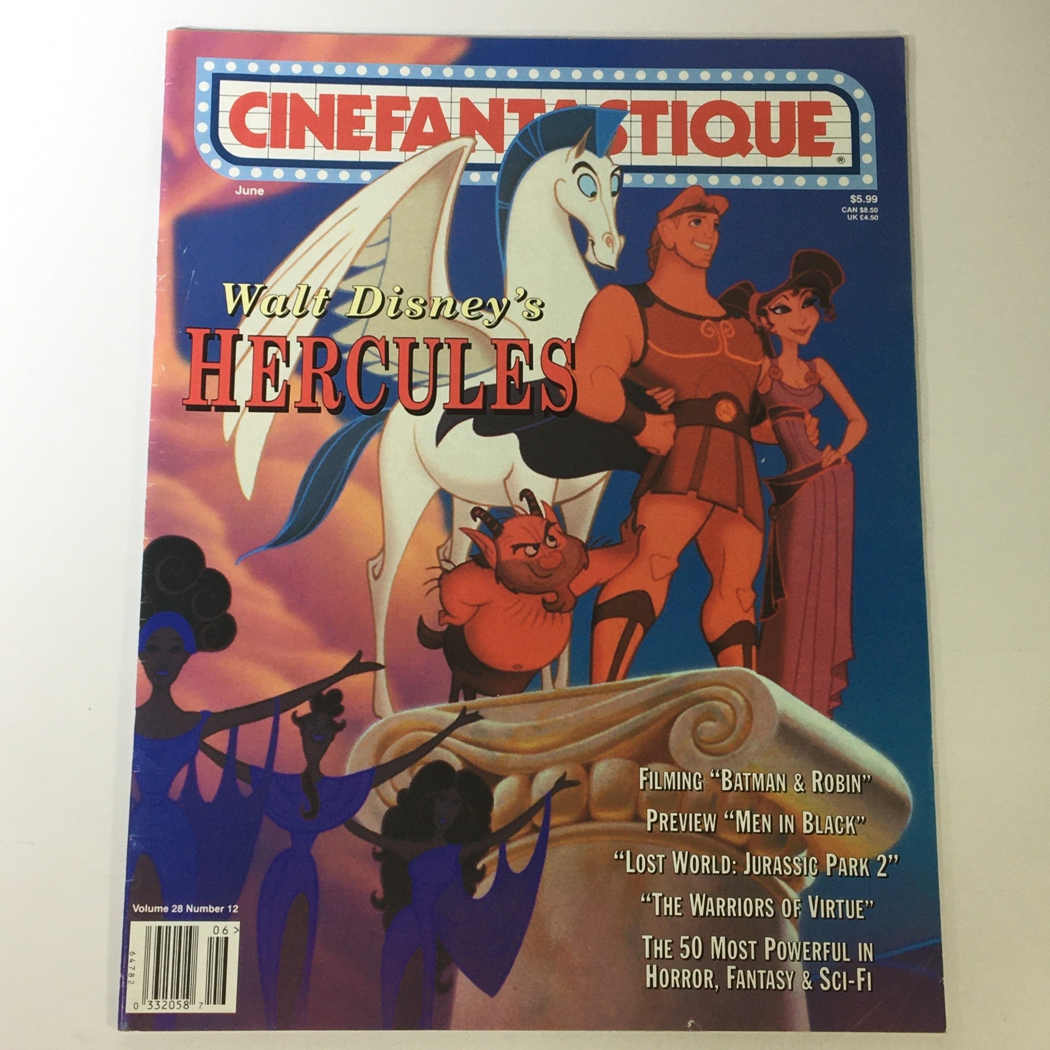 Cinefantastique June 1997 Vol 28 #12 - Walt Disney's Hercules / Batman & Robin