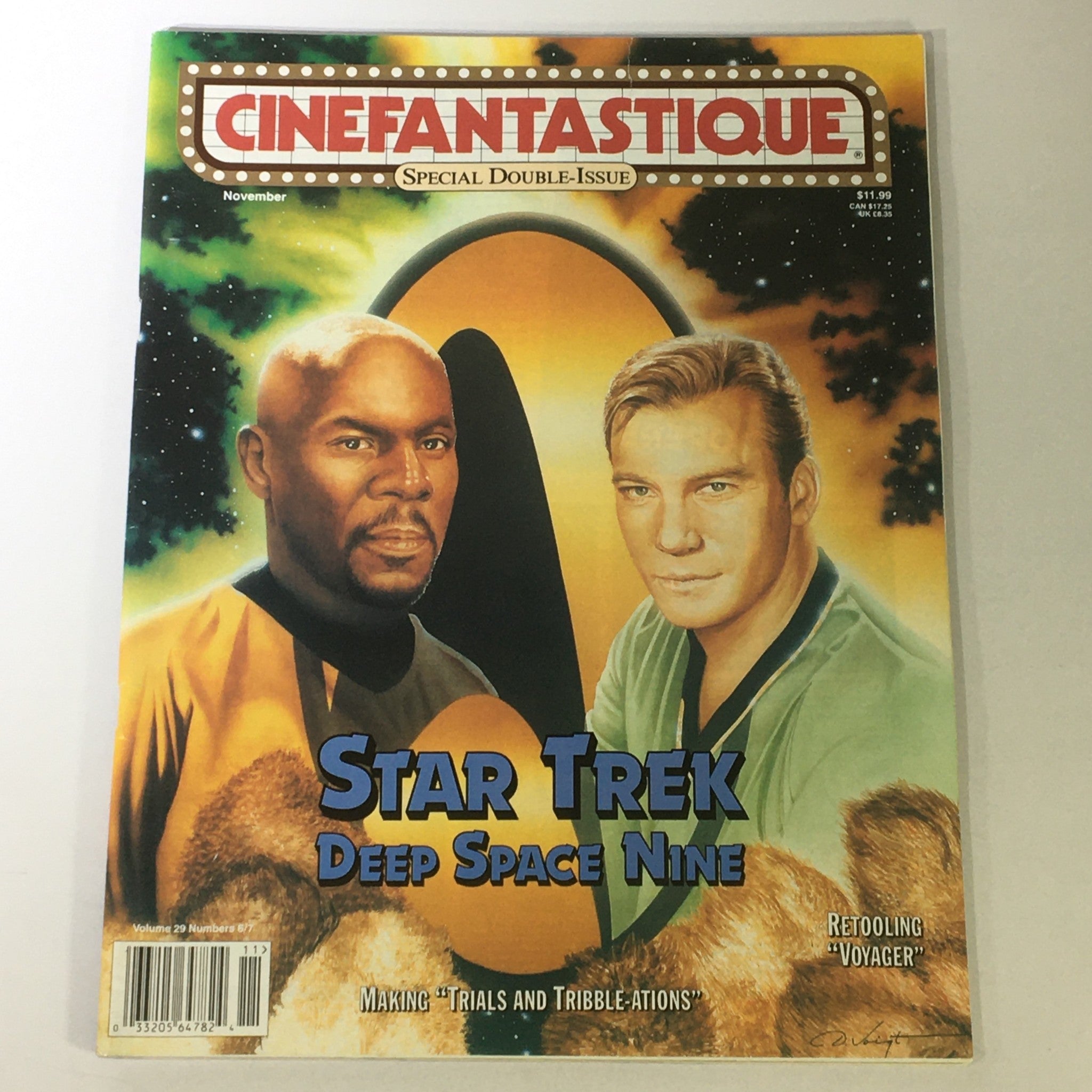 Cinefantastique November 1997 Vol 29 #6 #7 - Avery Brooks and René Auberjonois