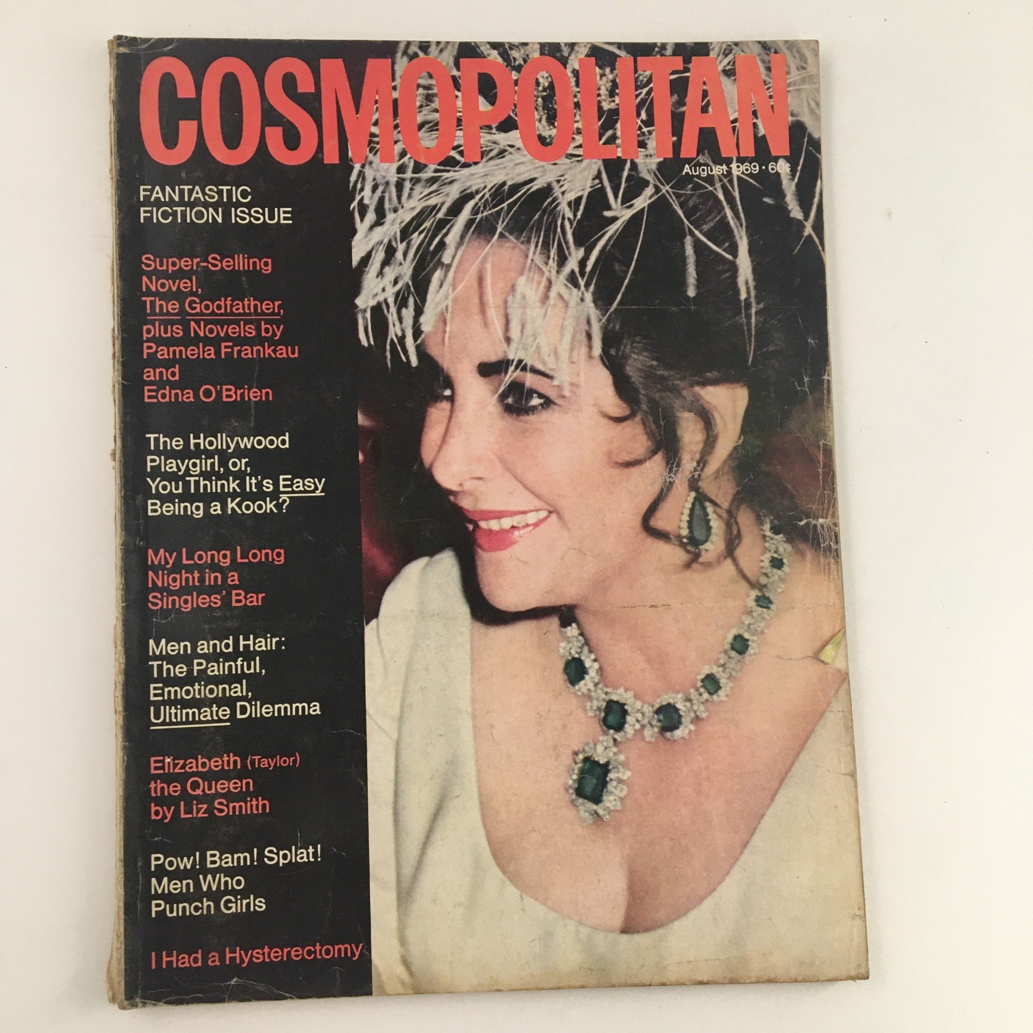 Cosmopolitan Magazine August 1969 Beautiful Elizabeth Taylor No Label