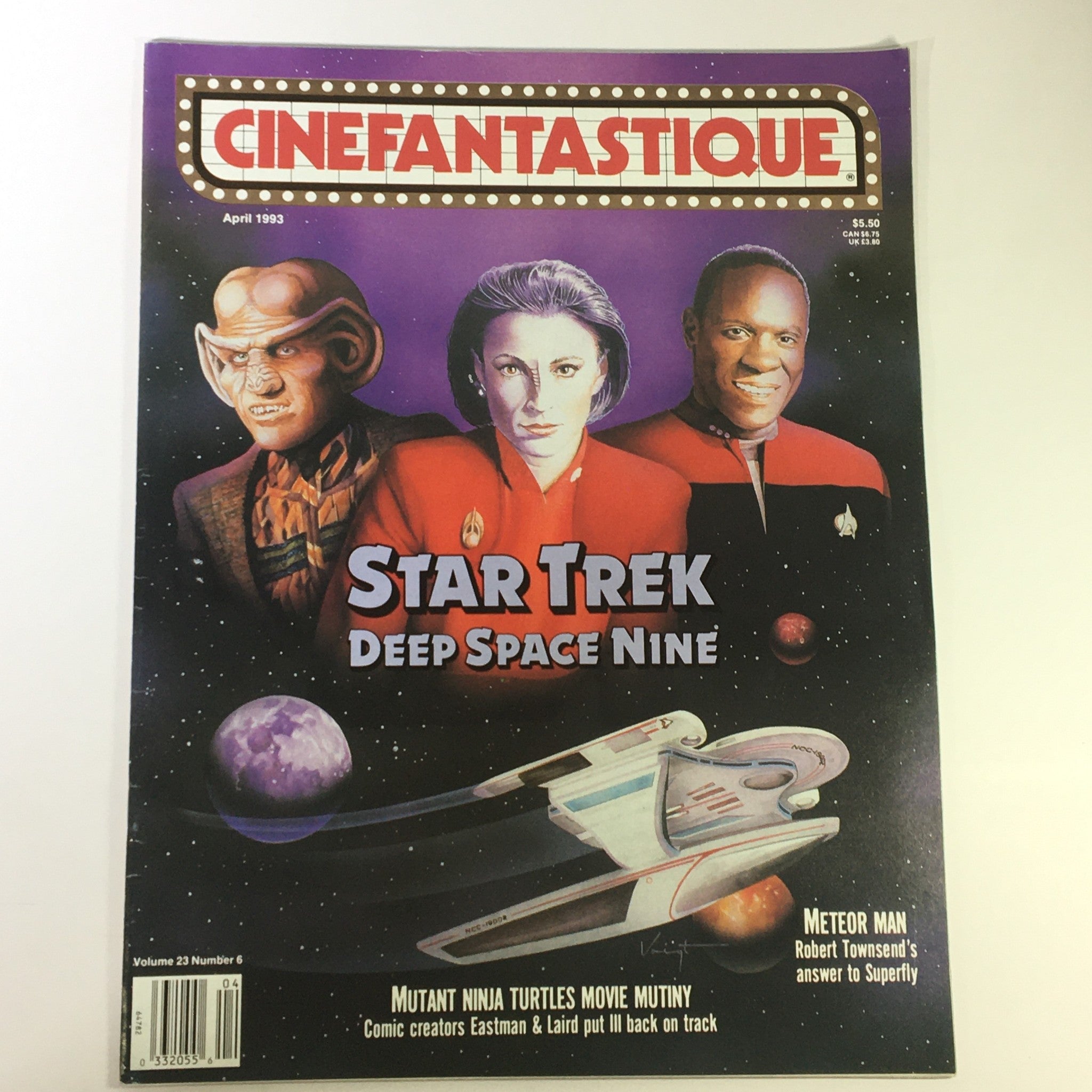 Cinefantastique April 1993 Vol 23 #6 - Nana Visitor Avery Brooks Armin Shimerman