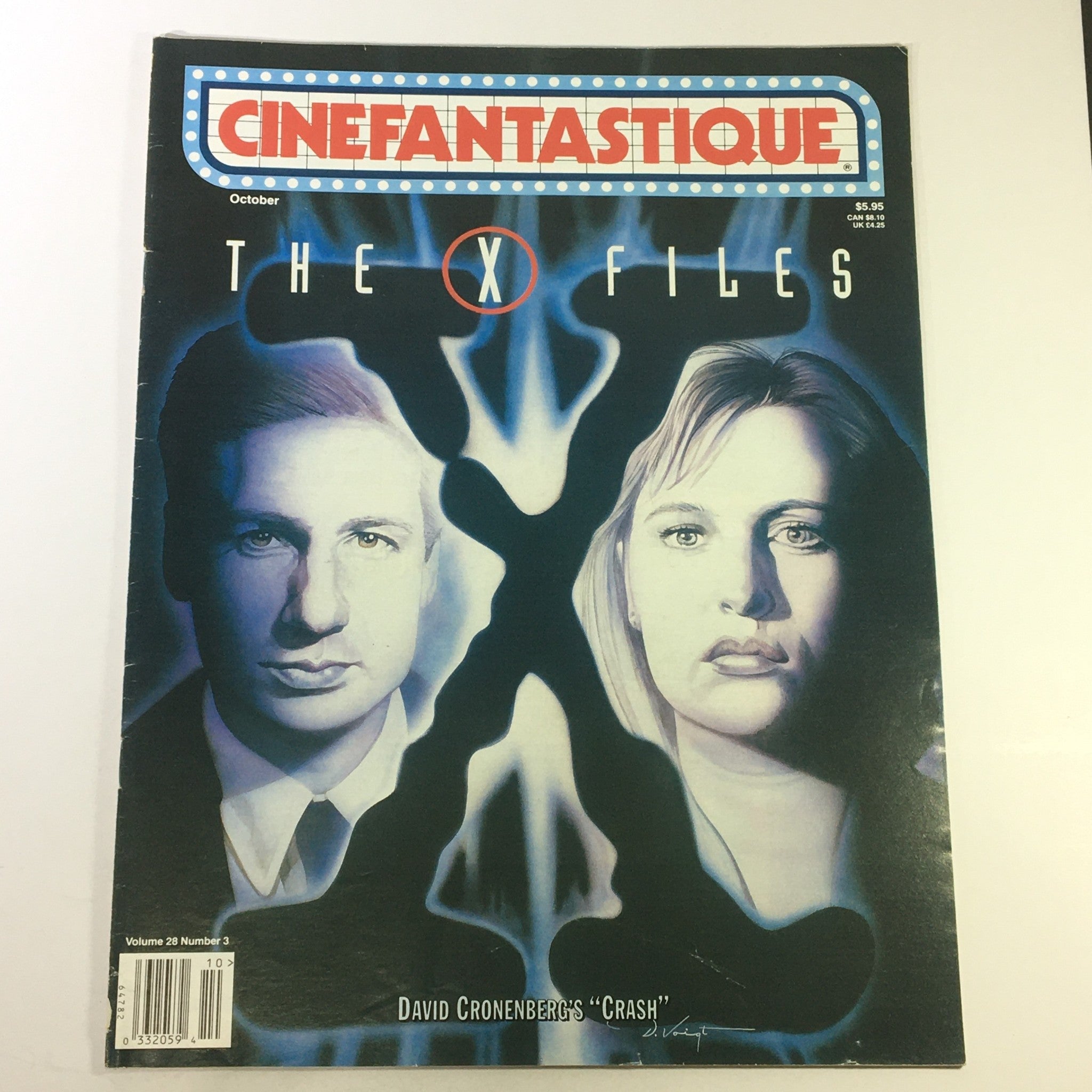 Cinefantastique October 1996 Vol 28 #3 - David Duchovny and Gillian Anderson