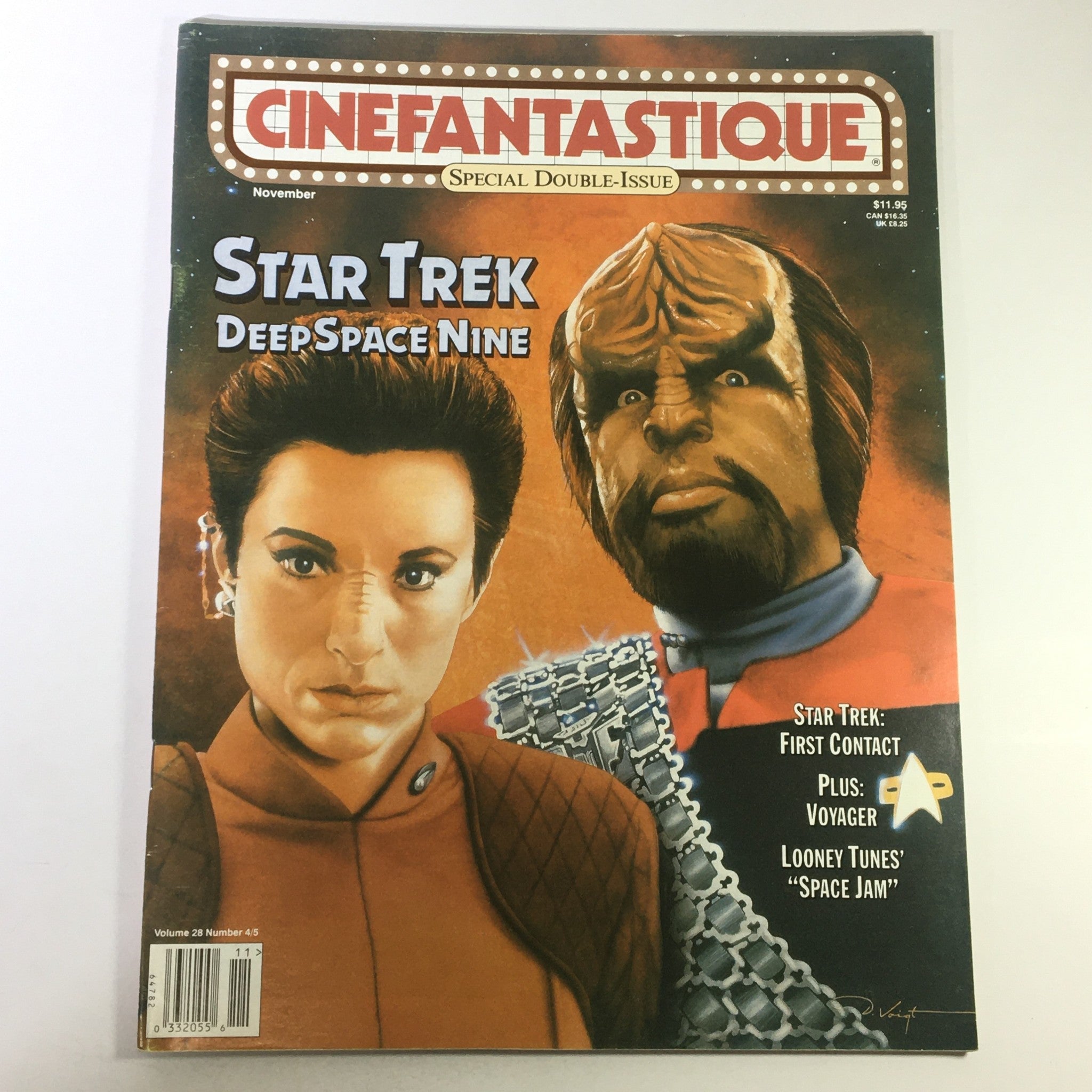 Cinefantastique November 1996 Vol 28 #4 #5 - Nana Visitor & Michael Dorn