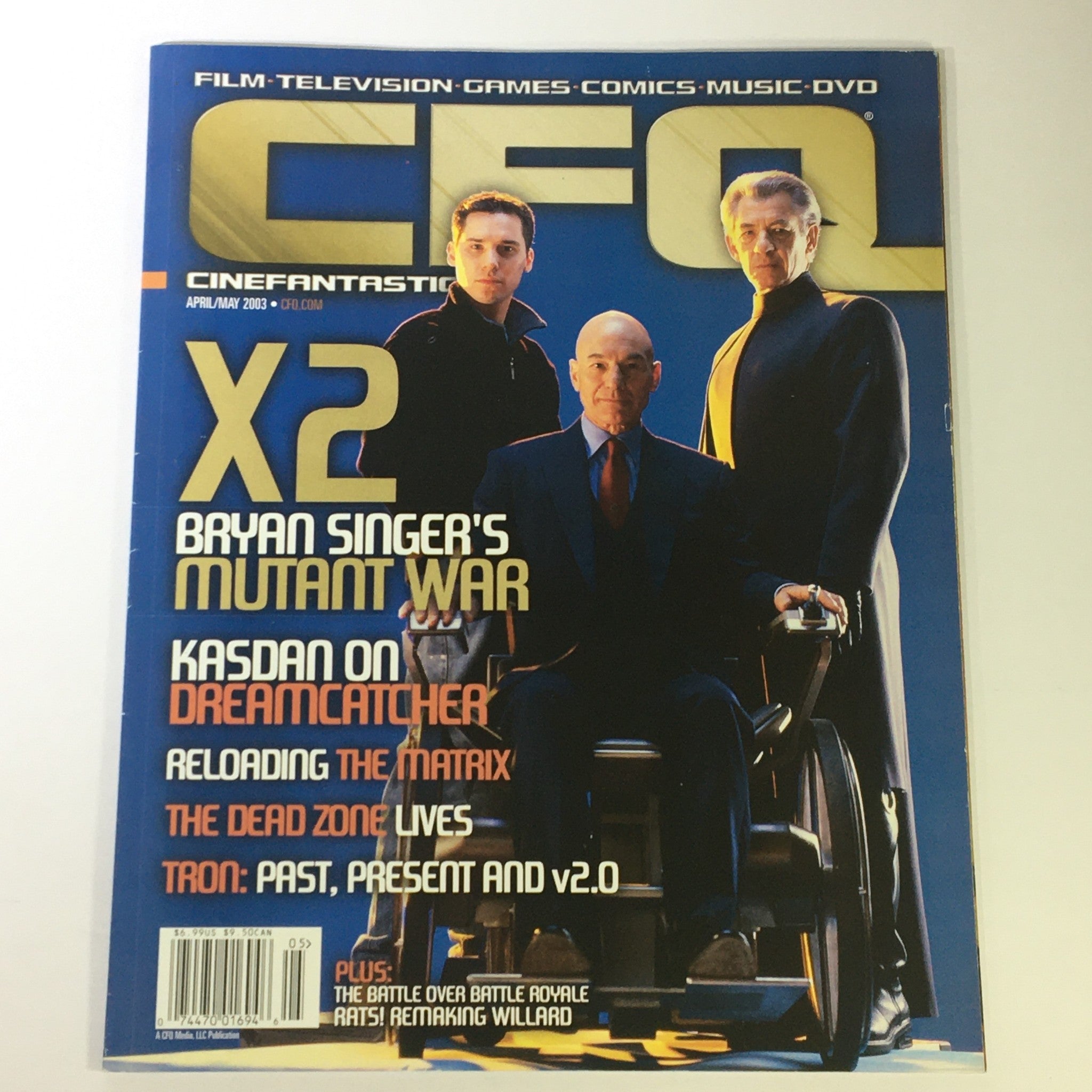 Cinefantastique April May 2003 Vol 35 #2 - X-Men Patrick Stewart & Ian McKellen