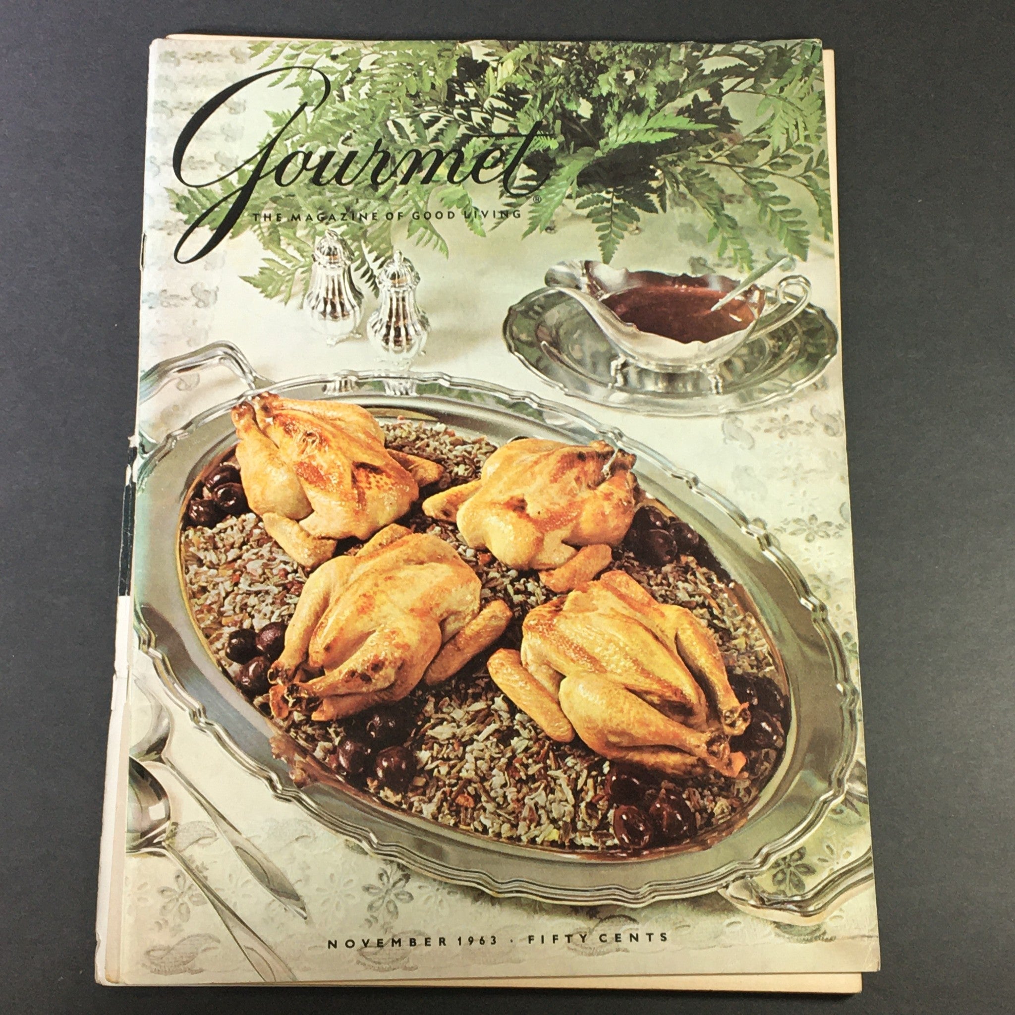 VTG Gourmet The Magazine of Good Living November 1963 - From Nuts to Soup