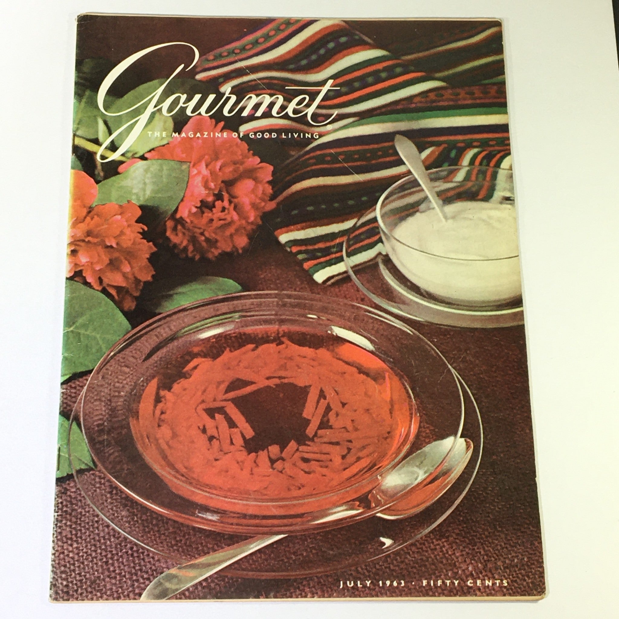 VTG Gourmet The Magazine of Good Living July 1963 - Happiness is Warm Croissant