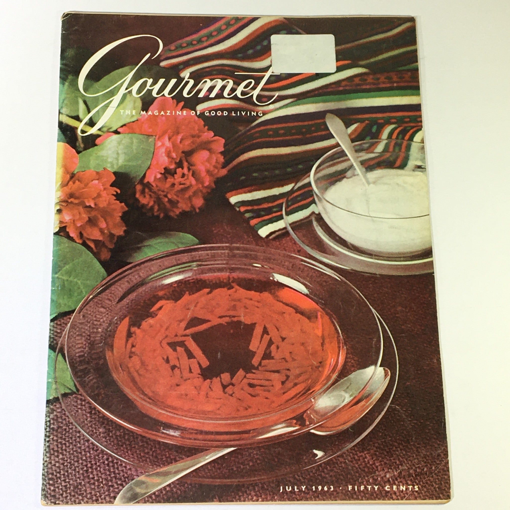 VTG Gourmet The Magazine of Good Living July 1963 - The Soup That Refreshes