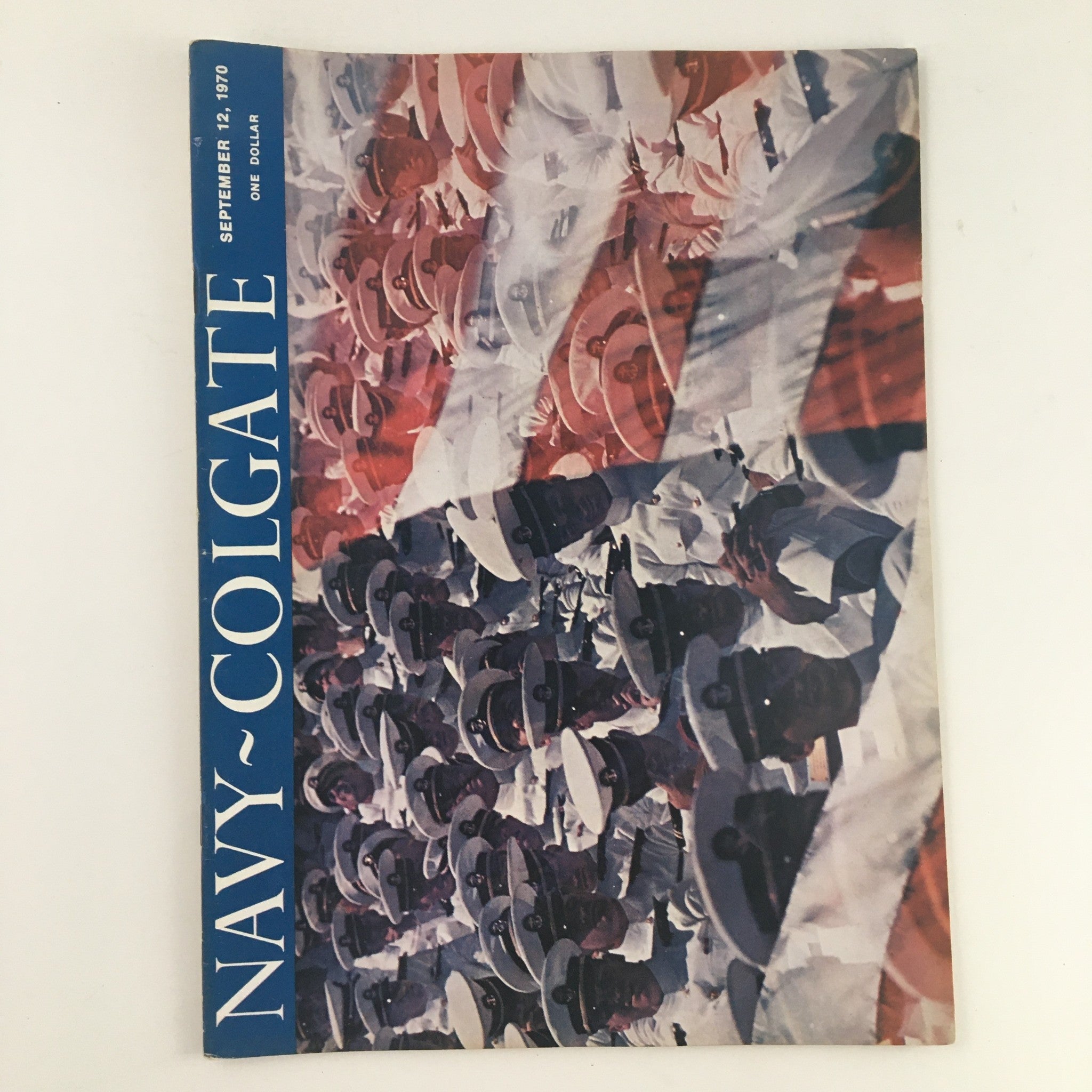 1970 Navy - Colgate Official Program Navy - Marine Corps Memorial Stadium