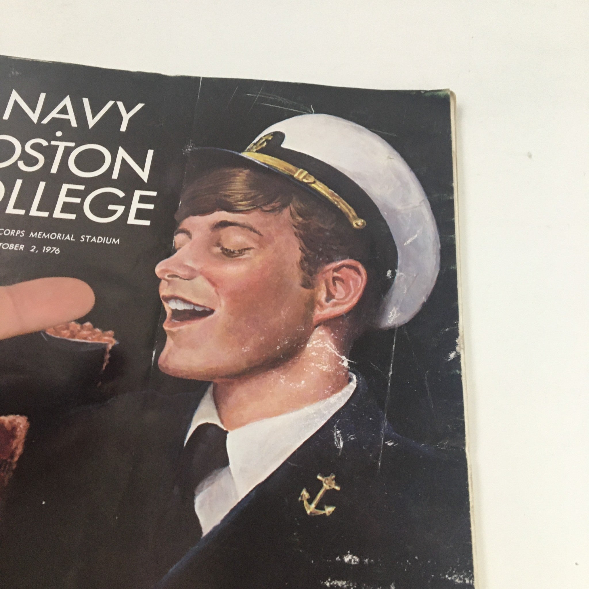 1976 Navy Boston College Navy-Marine Corps Memorial Stadium Program