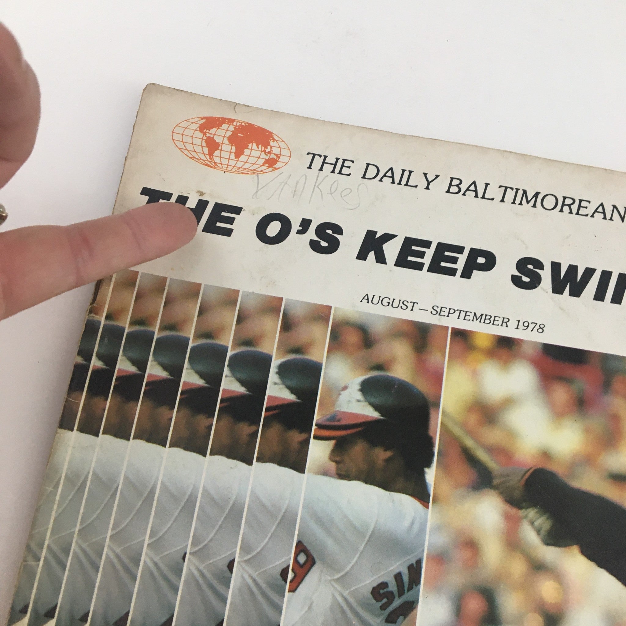 1978 The Daily Baltimorean The O's Keep Swinging Official Program