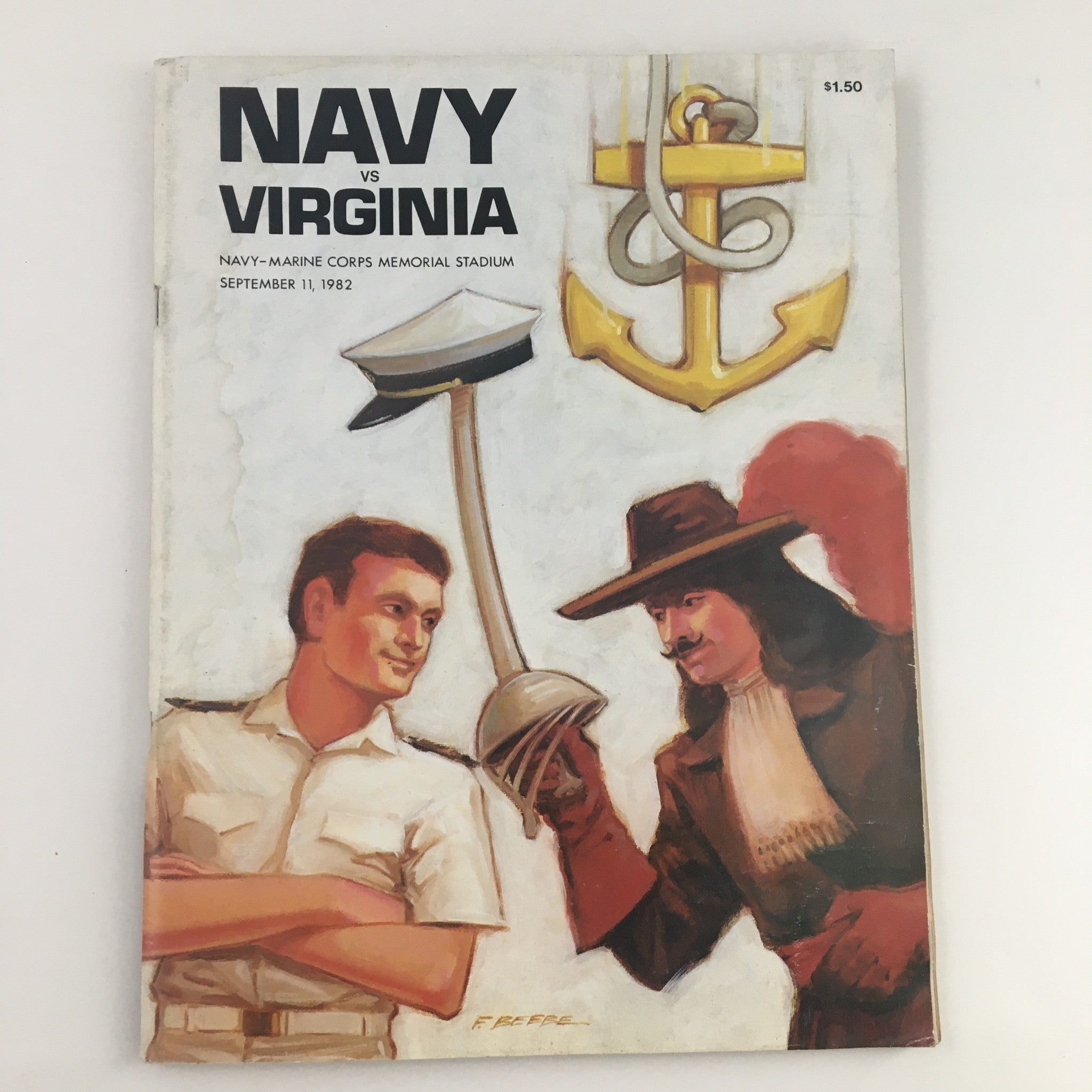 1982 Navy-Marine Corps Memorial Stadium Official Program