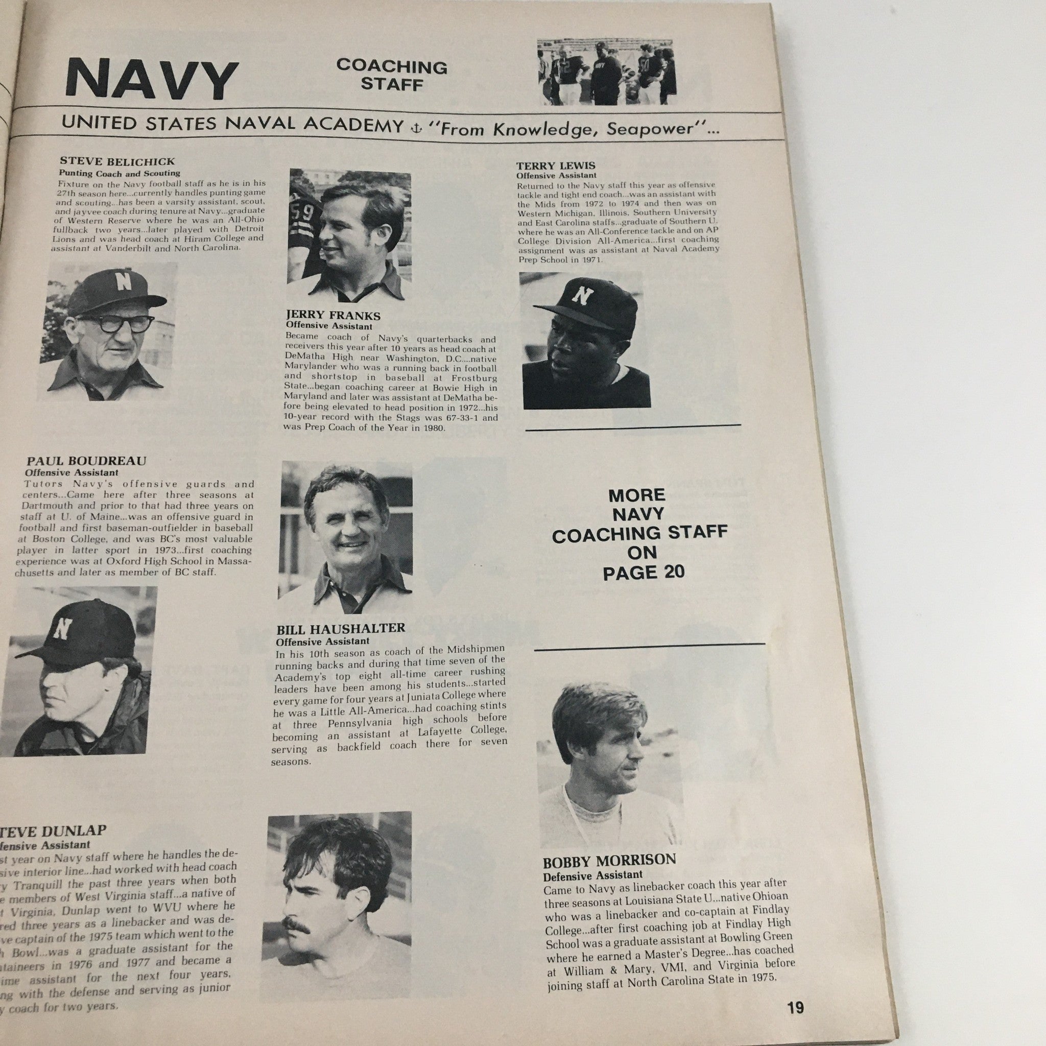 1982 Navy-Marine Corps Memorial Stadium Official Program