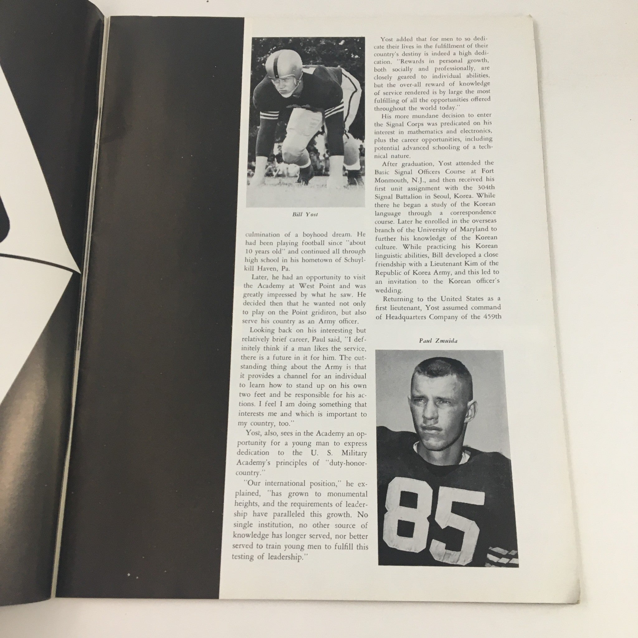 Gridiron Magazine November 13 1965 Wyoming Strength of Black Knights No Label