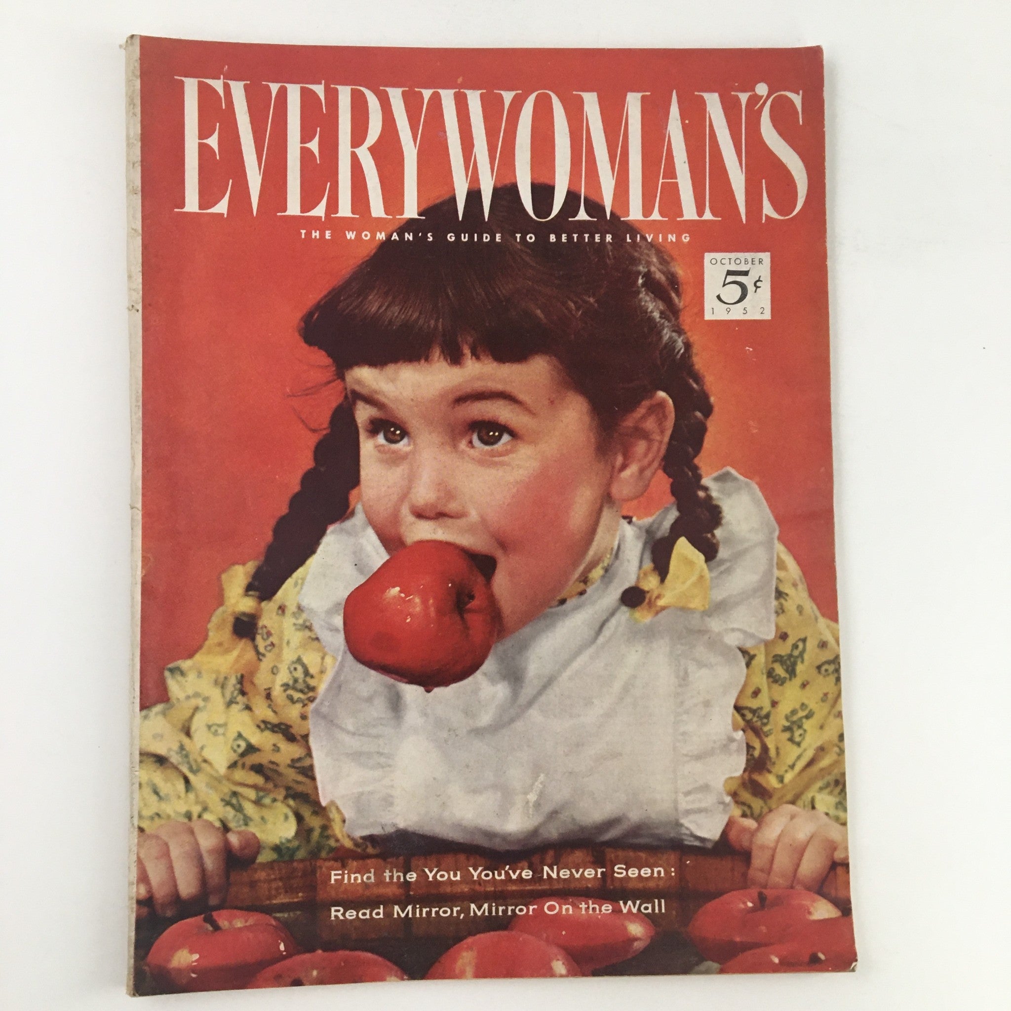 Everywoman's Magazine October 1952 Read Mirror, Mirror On The Wall No Label