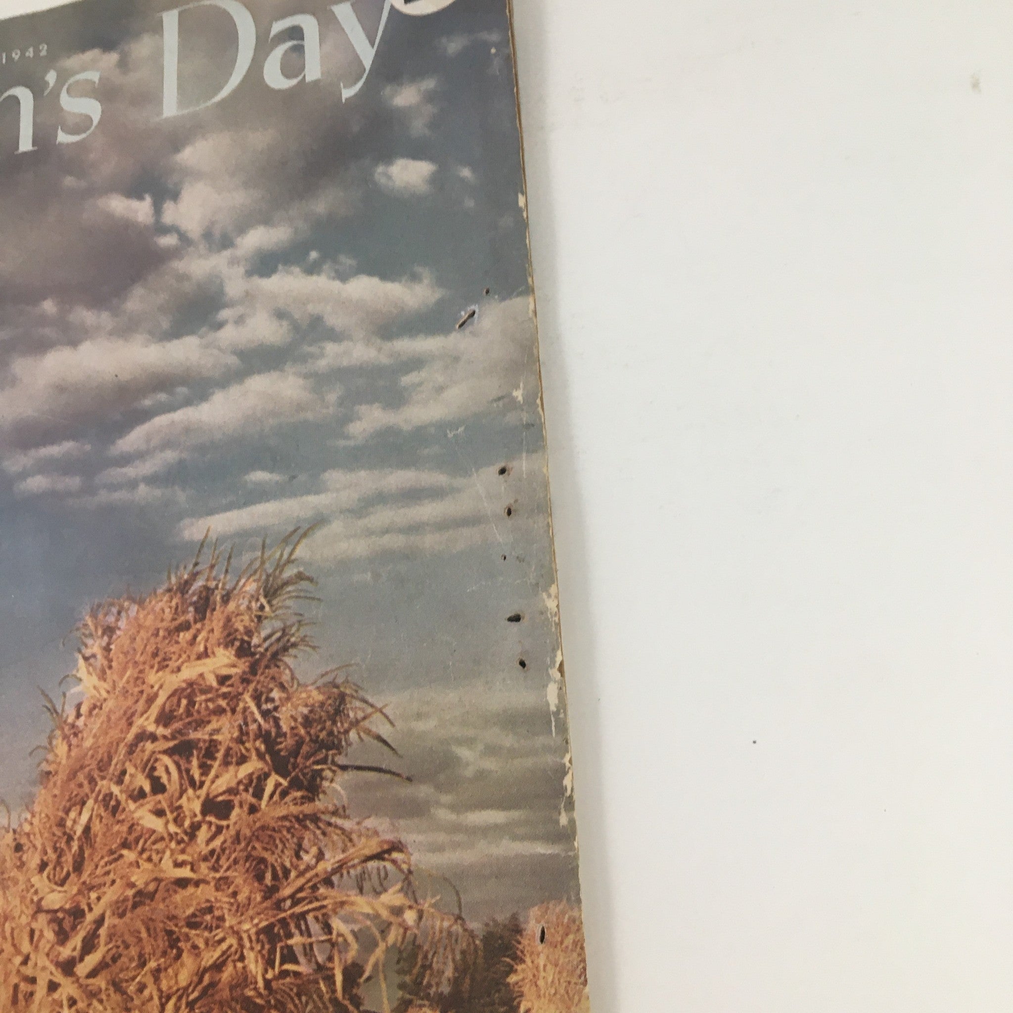 Woman's Day Magazine November 1942 The Harvest Time of Pumpkins No Label