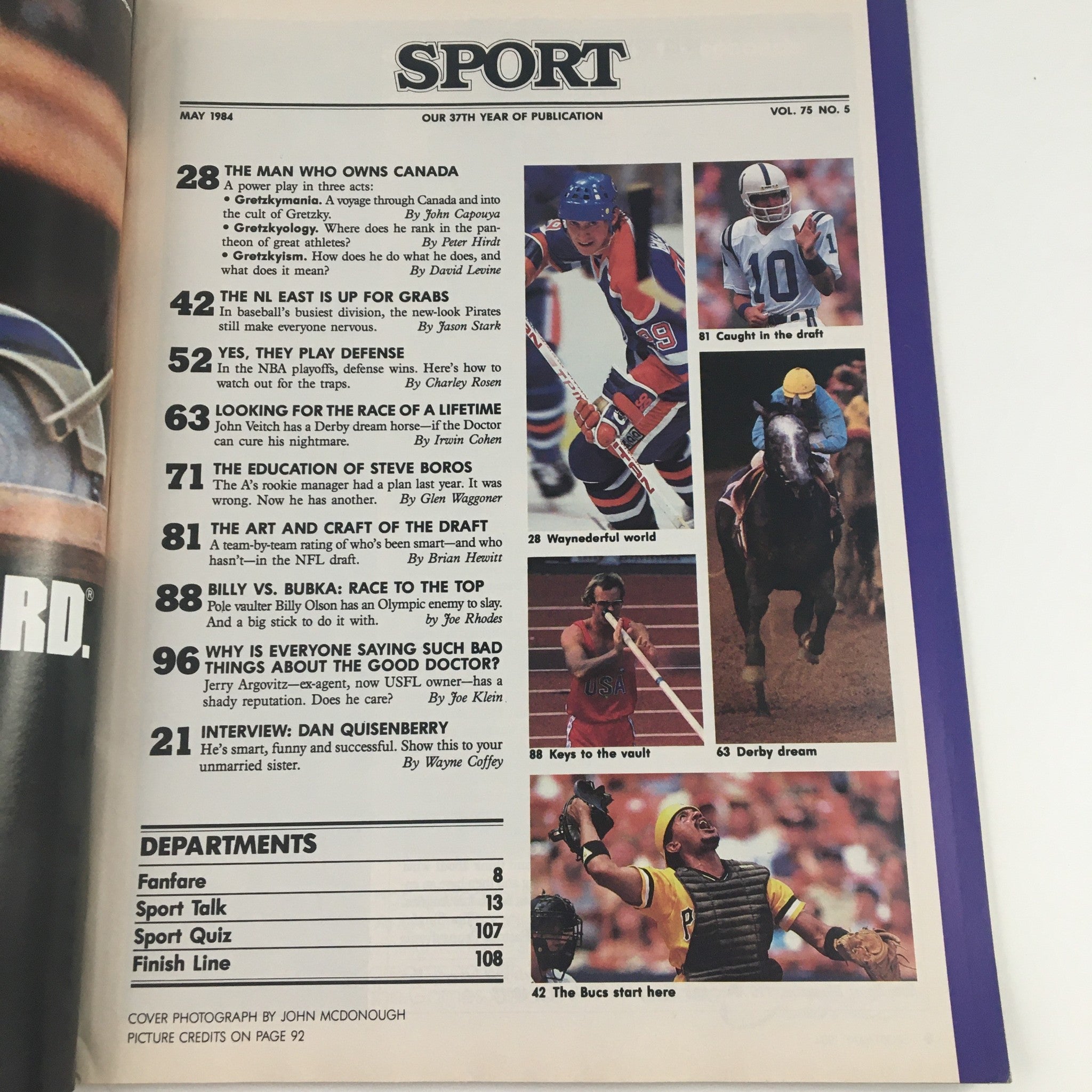 Sport Magazine May 1984 Vol 75 No. 5 Wayne Gretzky is The Best Player