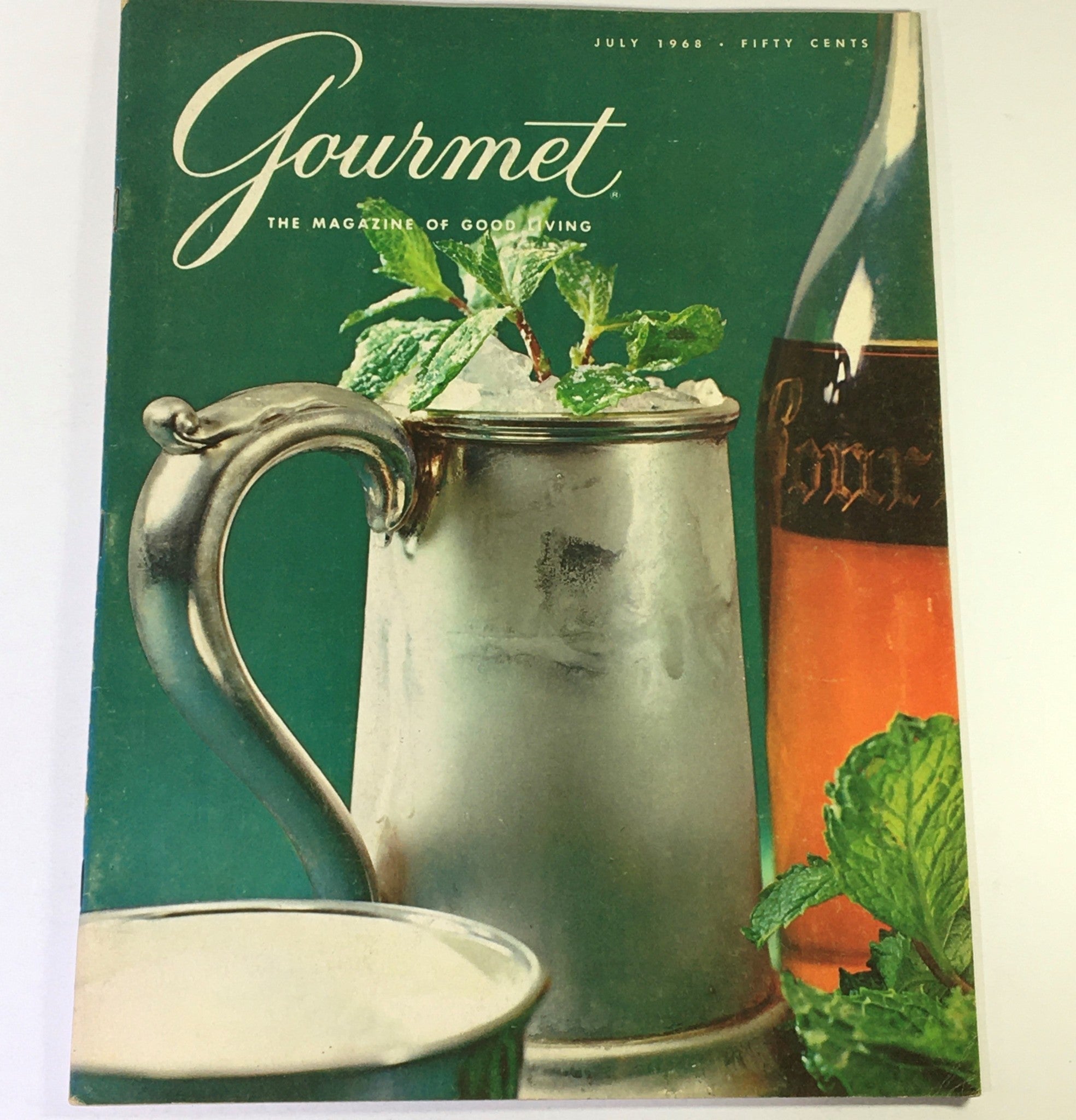 VTG Gourmet The Magazine of Good Living July 1968 - The Eiffel Tower / Newsstand