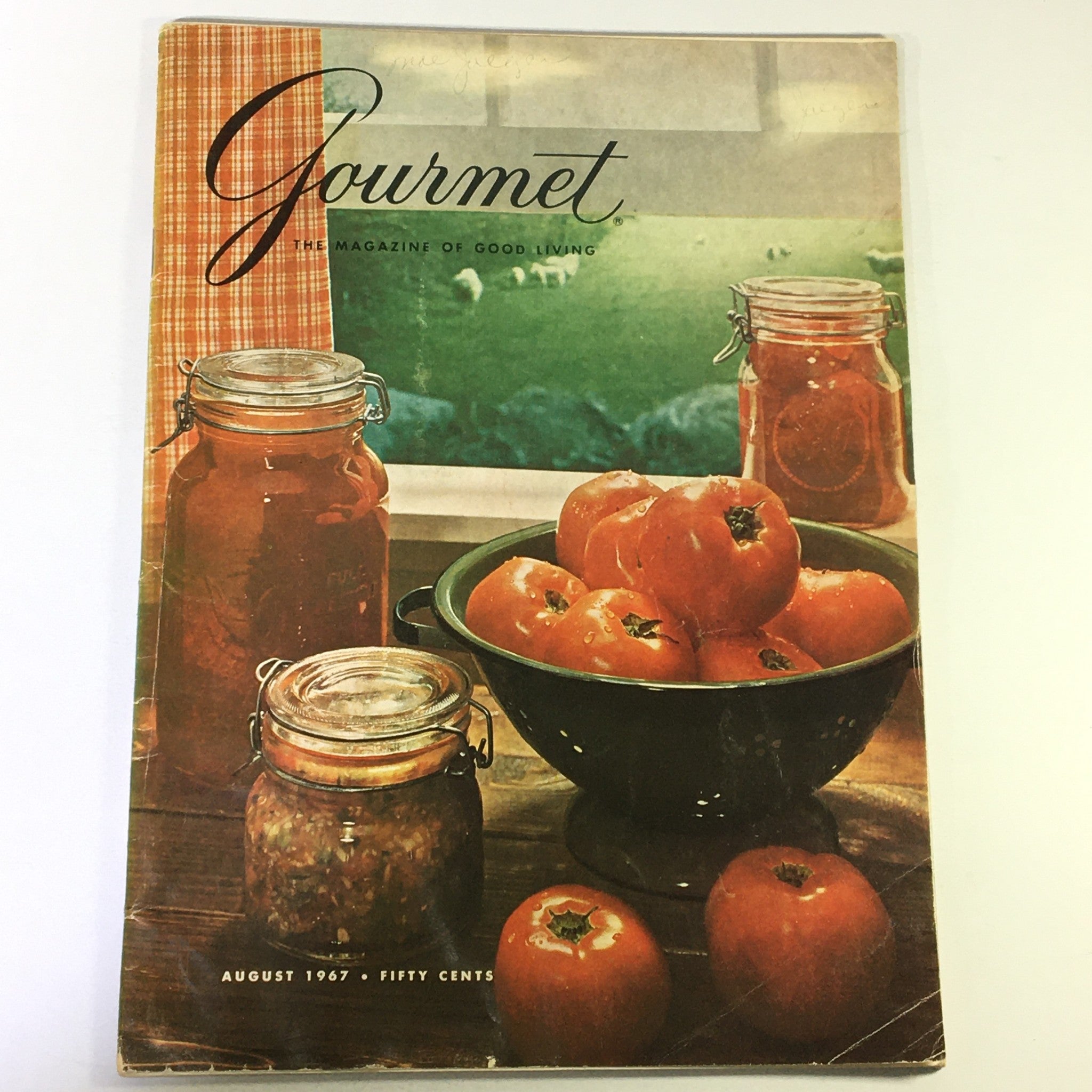 VTG Gourmet The Magazine of Good Living August 1967 - Tomato Triumph's