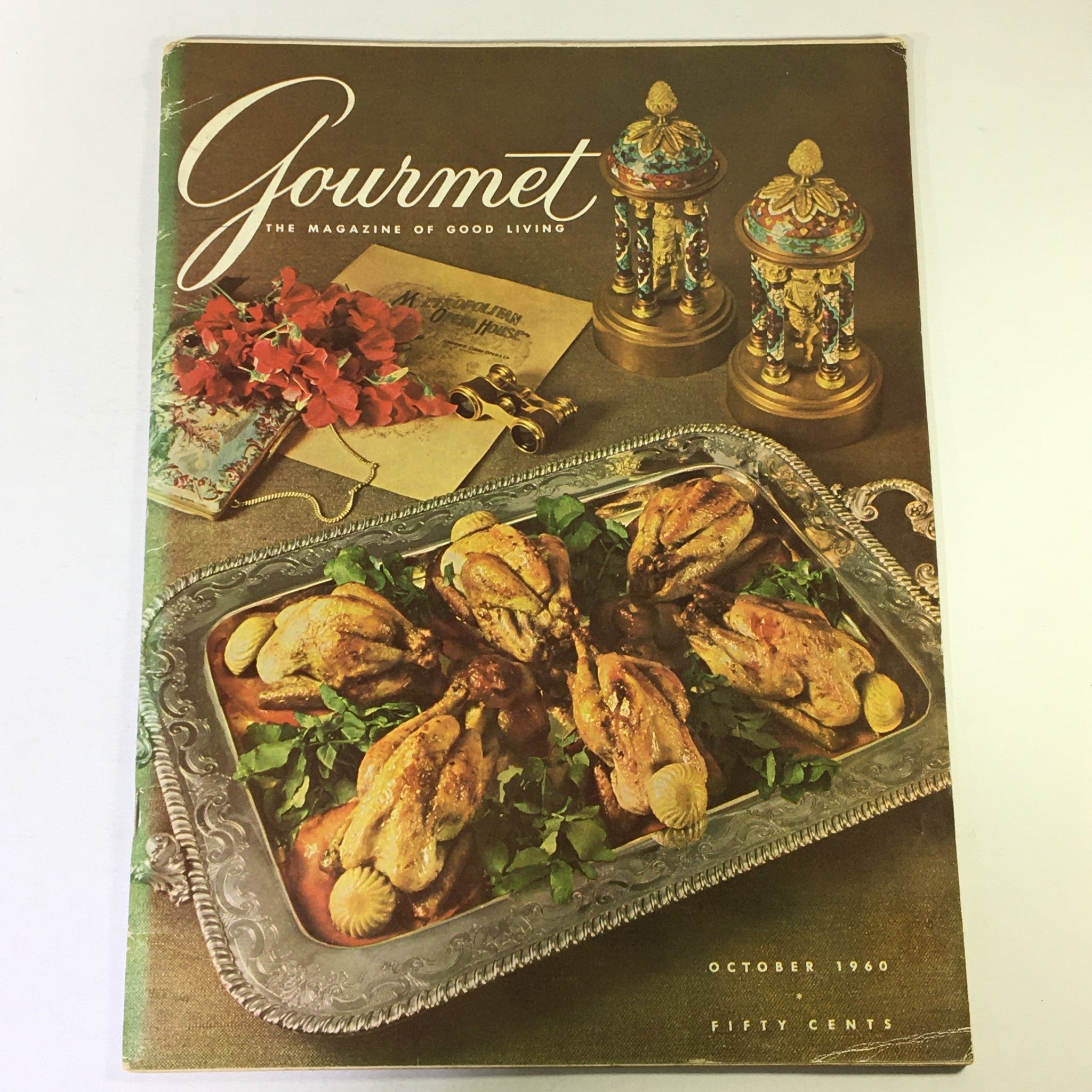 VTG Gourmet The Magazine of Good Living October 1960 - The Opera Singer