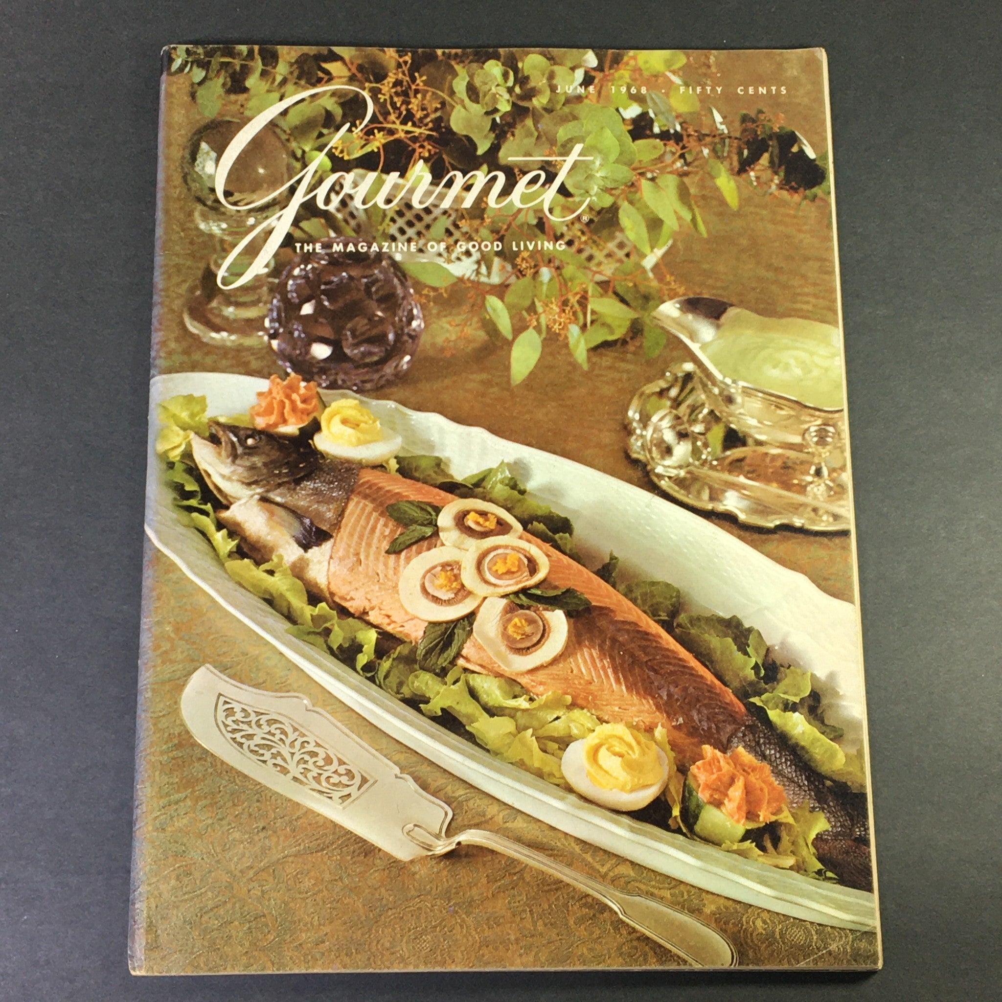 VTG Gourmet The Magazine of Good Living June 1968 - London at Table Lockets